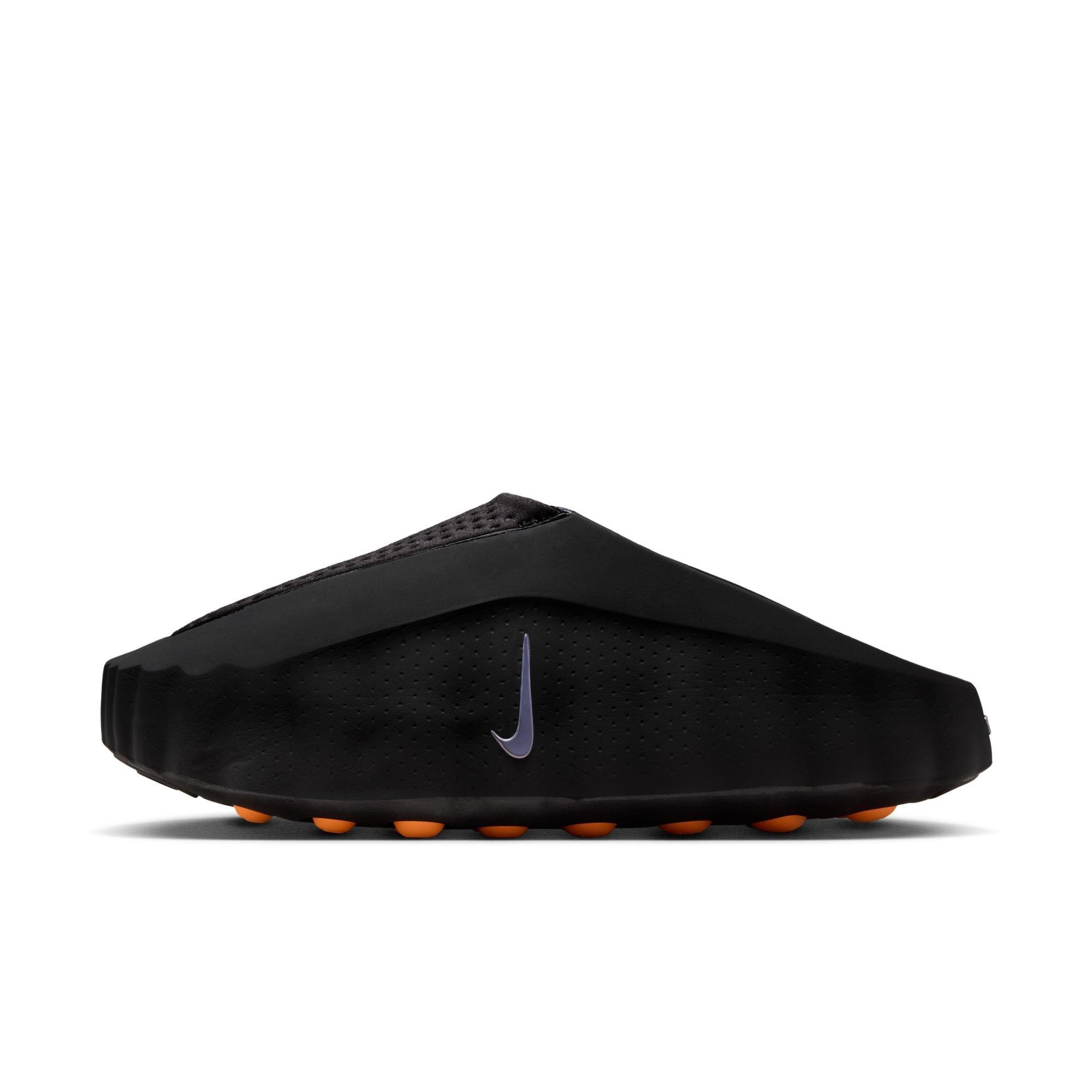Nike Mind 001 Pregame "Black/Chrome/Hyper Crimson/White" Men's Mule - BLACK/RED Thumbnail View 3