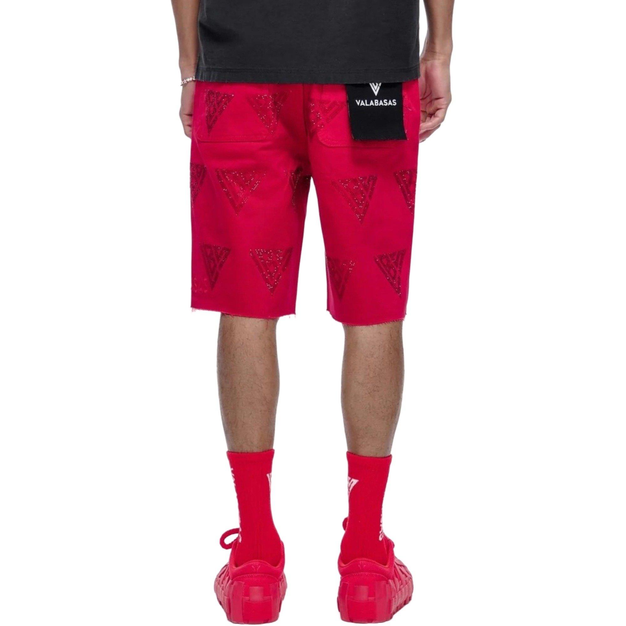 Valabasas Men's Palace Jorts - RED Thumbnail View 4