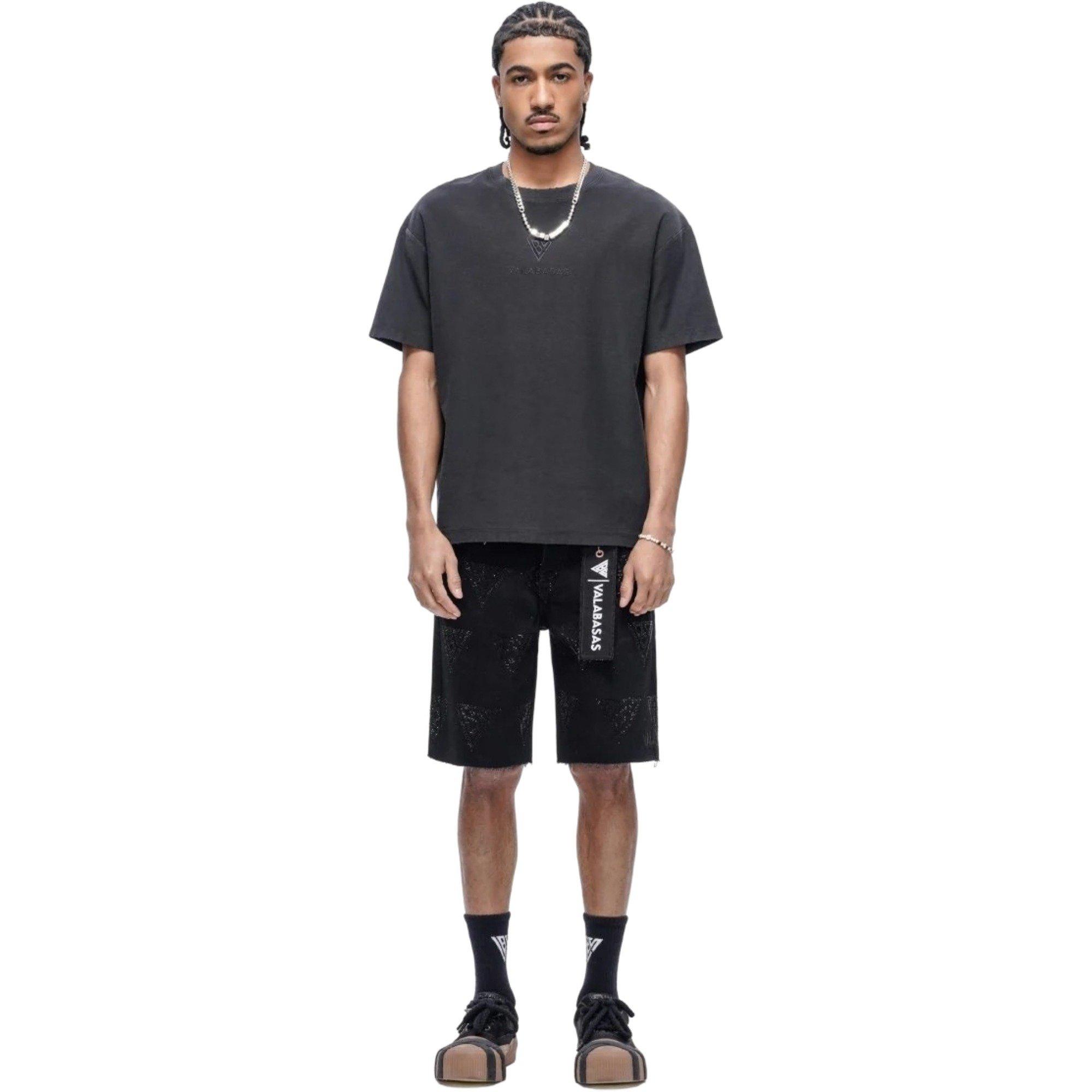 Valabasas Men's Palace Jorts - Black - BLACK Thumbnail View 1