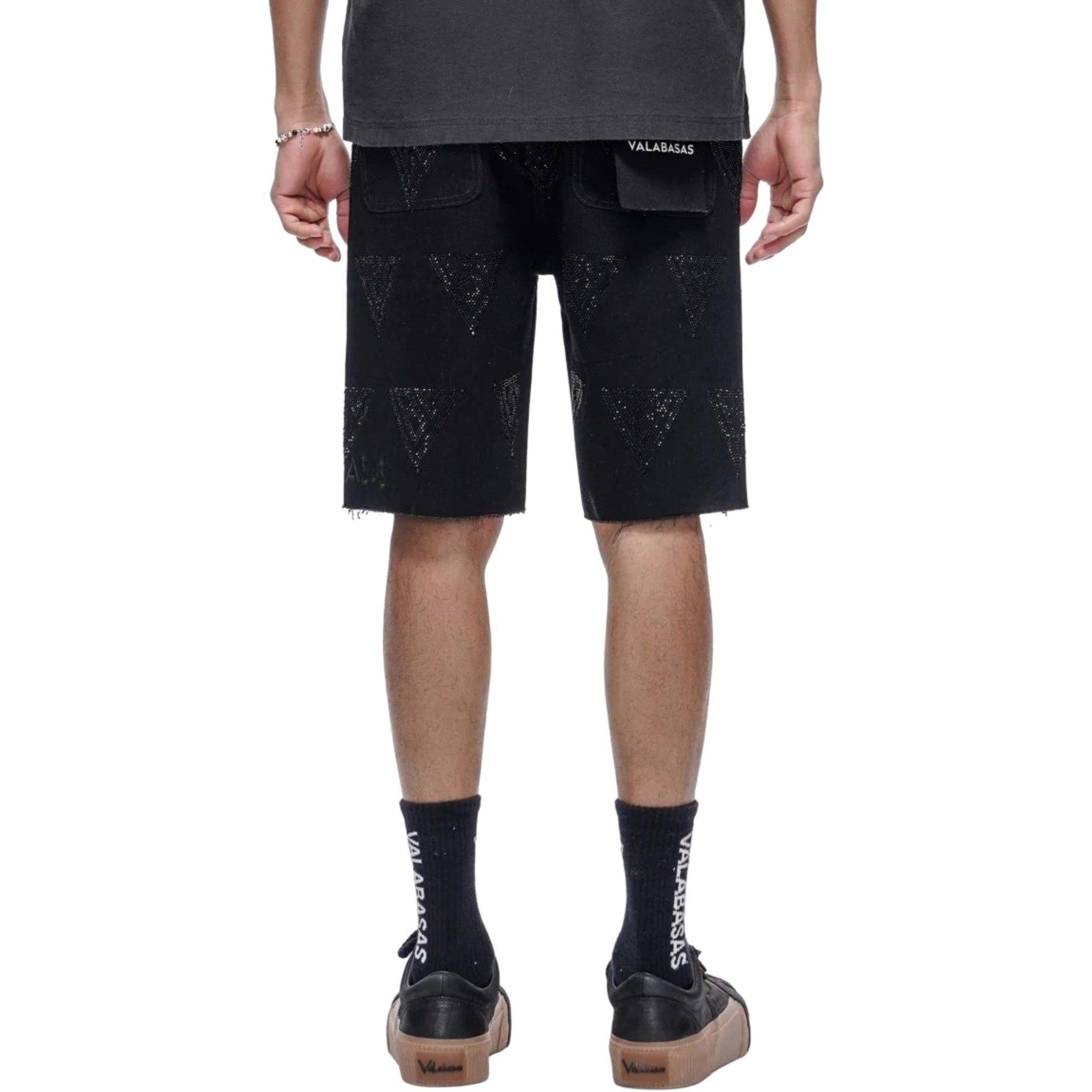 Valabasas Men's Palace Jorts - Black - BLACK Thumbnail View 4