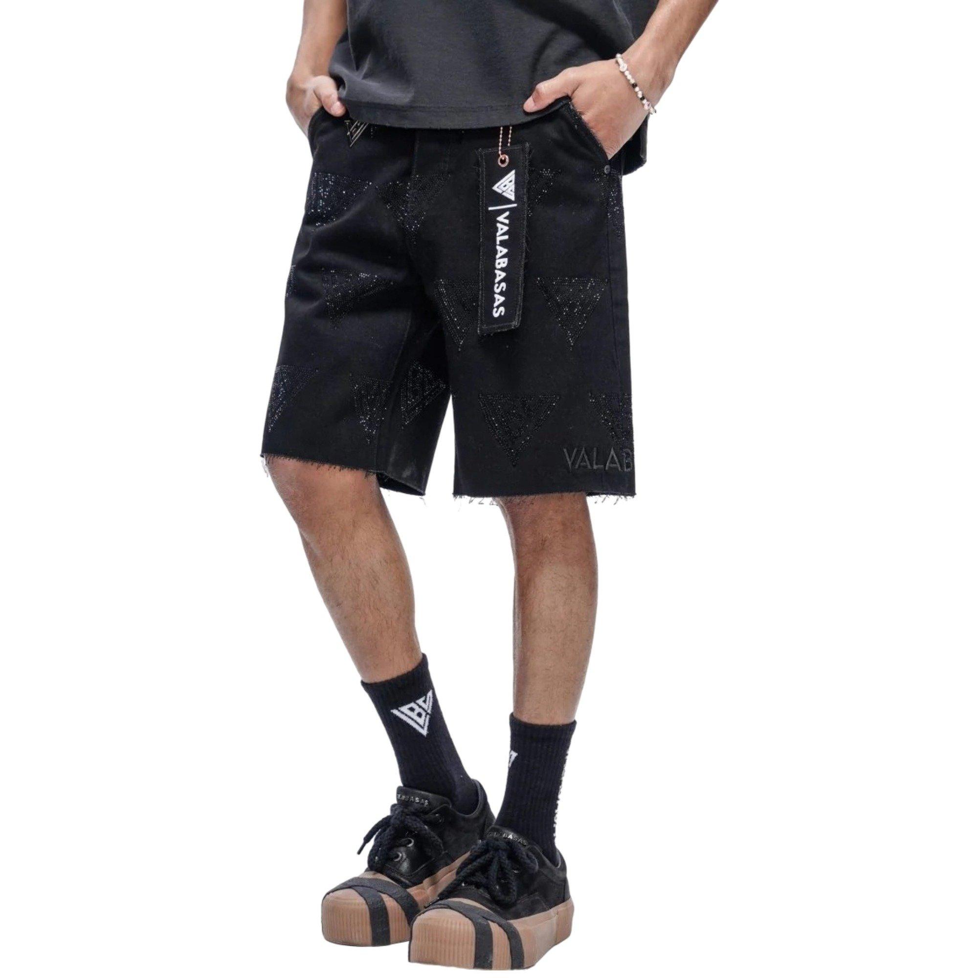 Valabasas Men's Palace Jorts-Black - BLACK Thumbnail View 6