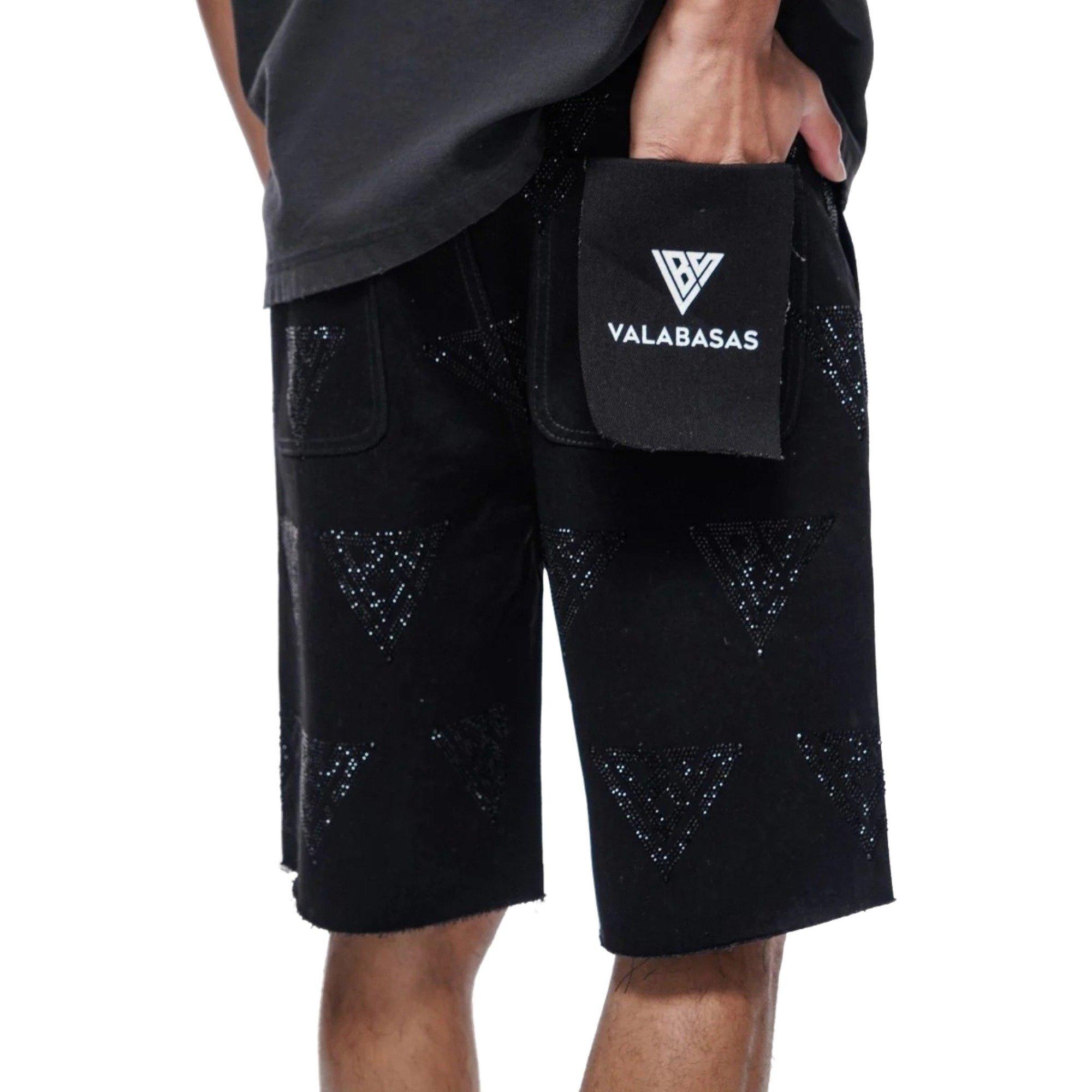 Valabasas Men's Palace Jorts-Black - BLACK Thumbnail View 7