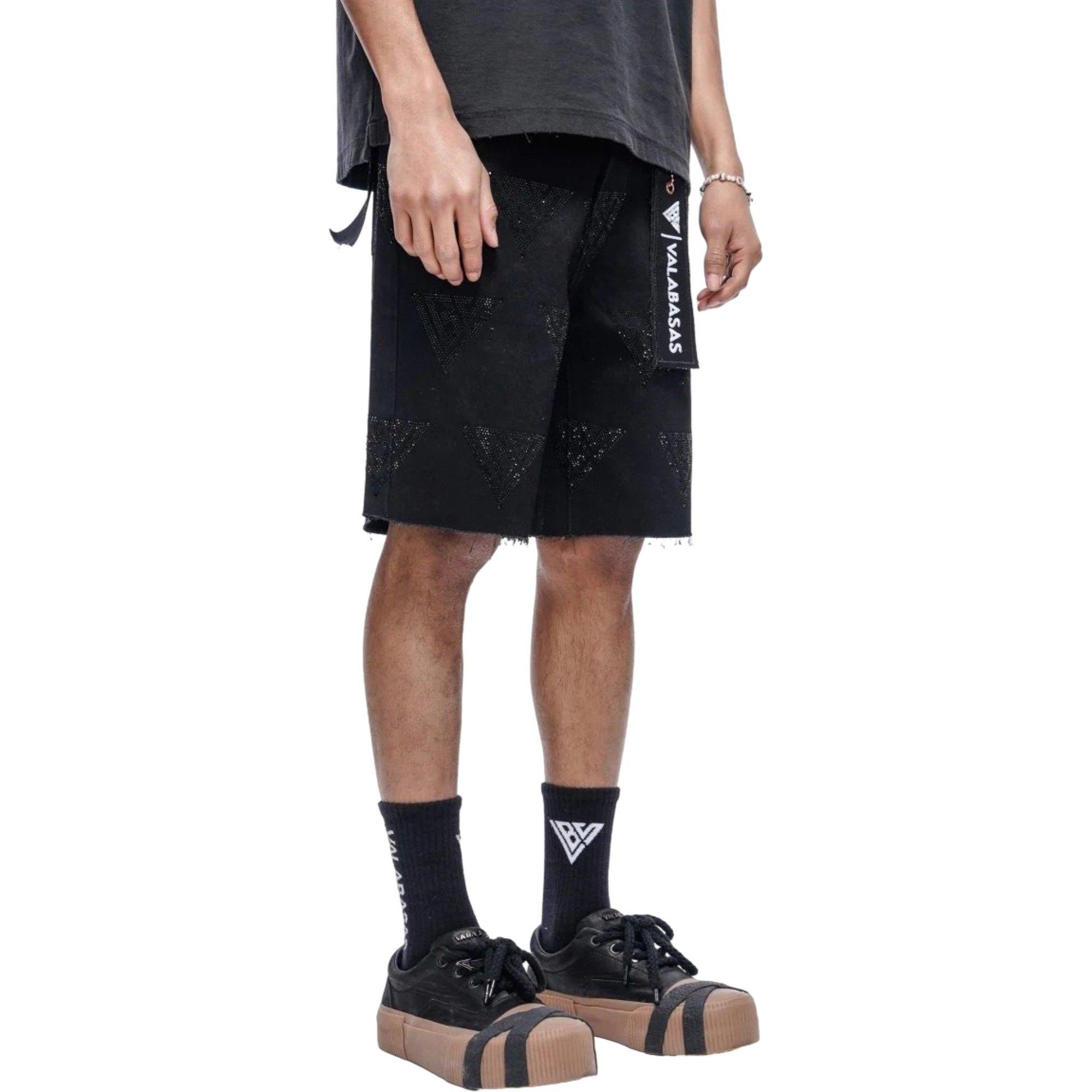 Valabasas Men's Palace Jorts - Black - BLACK Thumbnail View 8