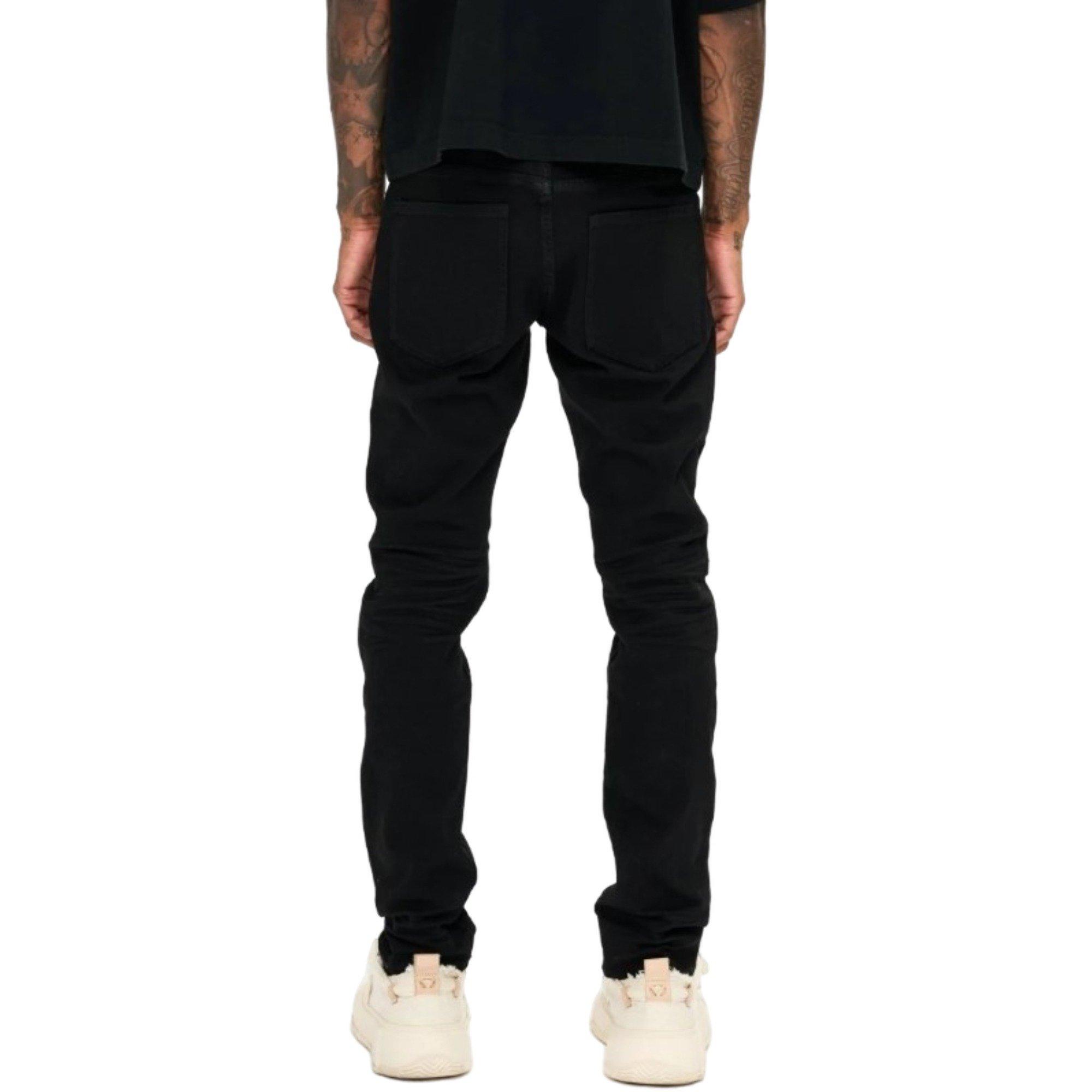 Mr. Slim Slim Fit Stretch Denim Jeans - Jet Black | Hibbett