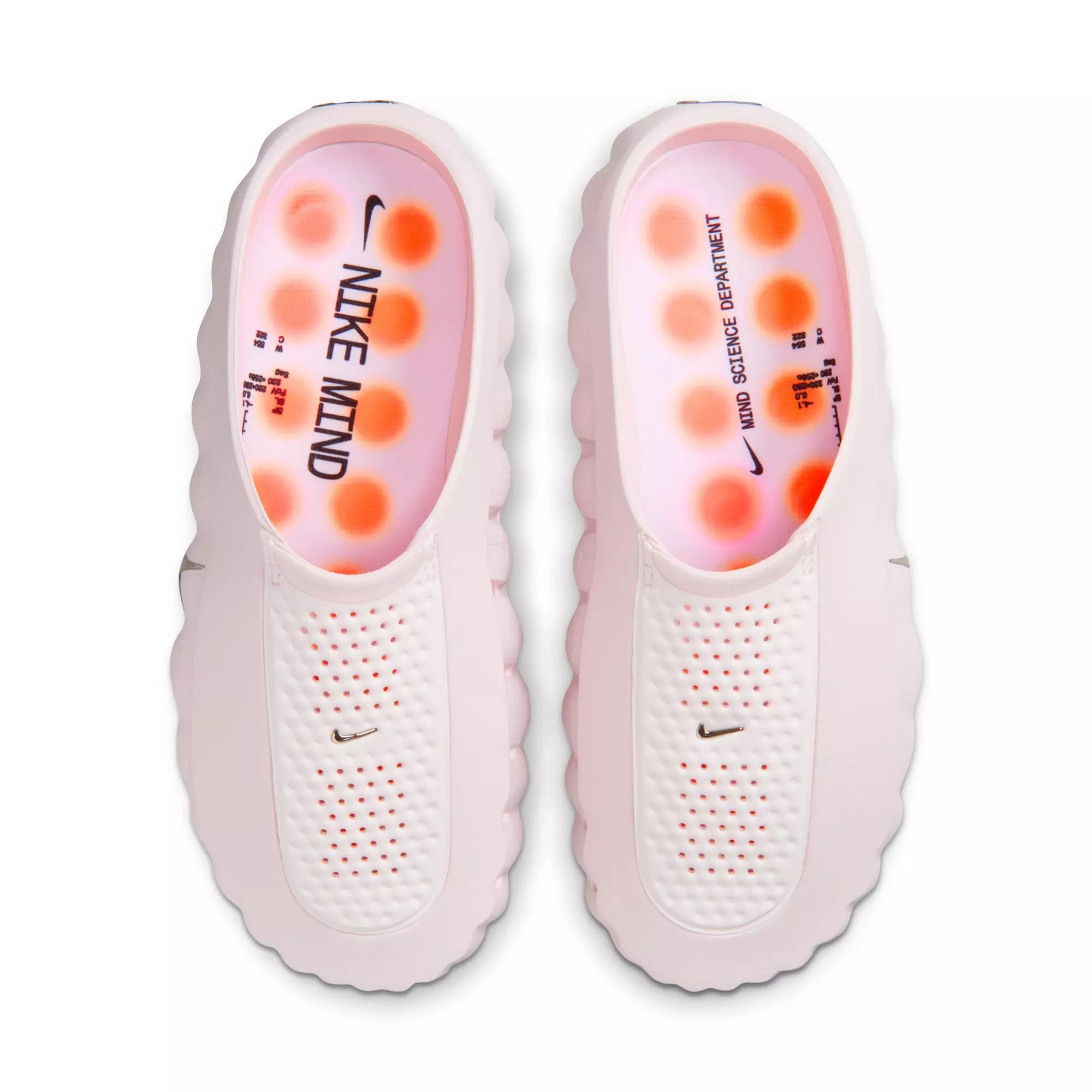Nike Mind 001 "Pearl Pink/Chrome/Hyper Crimson/Black" Women's Mule - LT PINK
