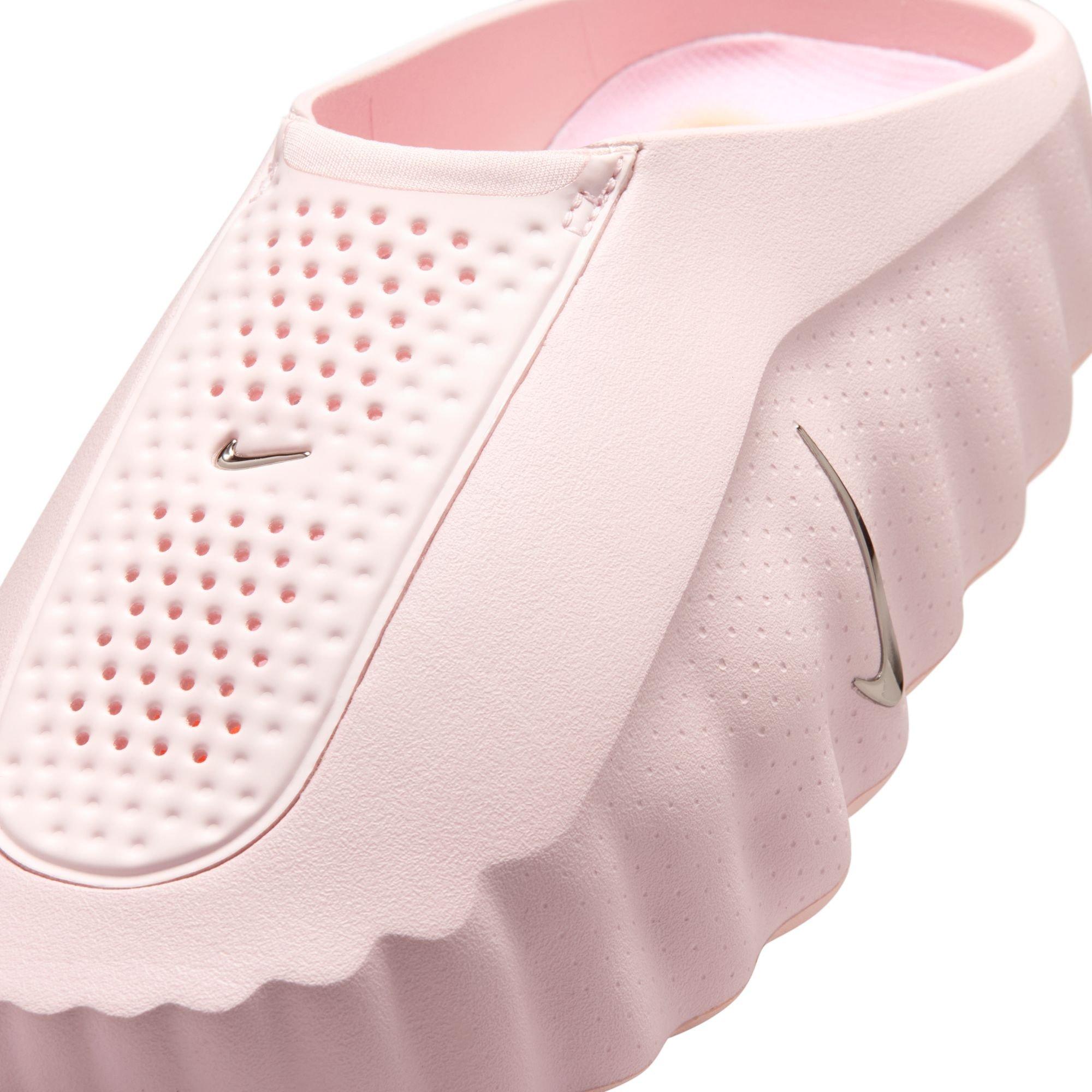 Nike Mind 001 "Pearl Pink/Chrome/Hyper Crimson/Black" Women's Mule - LT PINK Thumbnail View 8