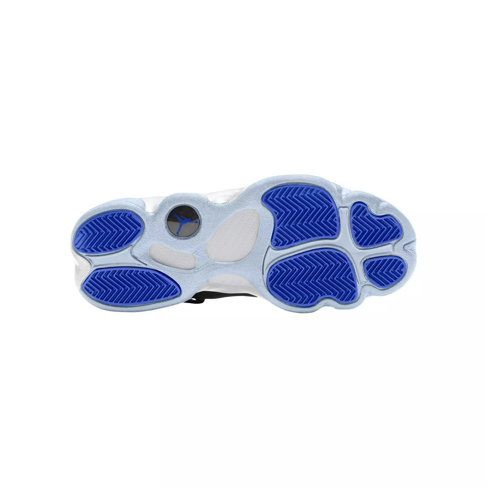 Jordan 6 Rings "Black/Hyper Royal/White" Grade School Boys' Shoe - BLACK/BLUE