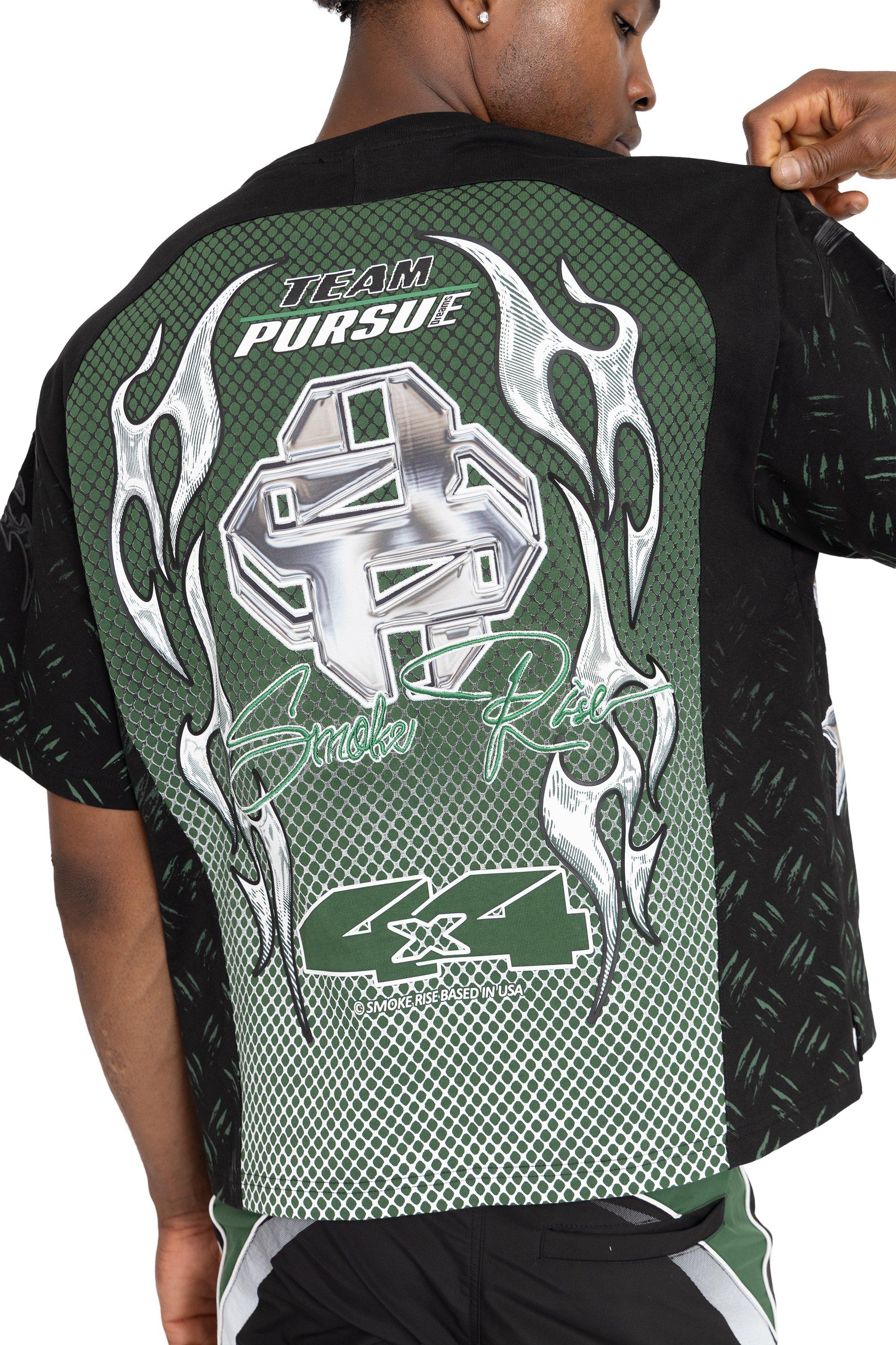FA26 PURSUE MOTO CROP SST-LARCH GRN - BLACK/GREEN