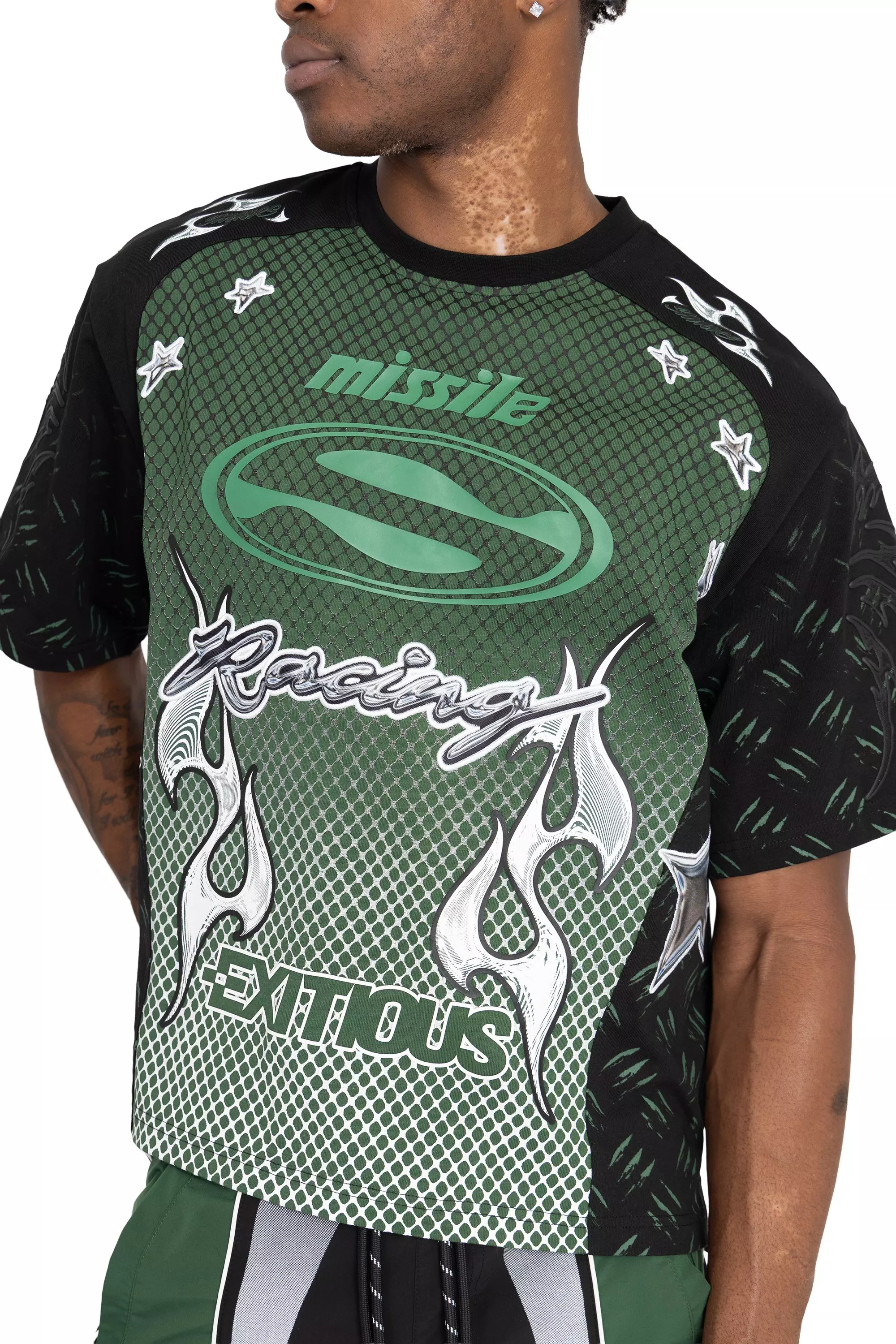 FA26 PURSUE MOTO CROP SST-LARCH GRN - BLACK/GREEN