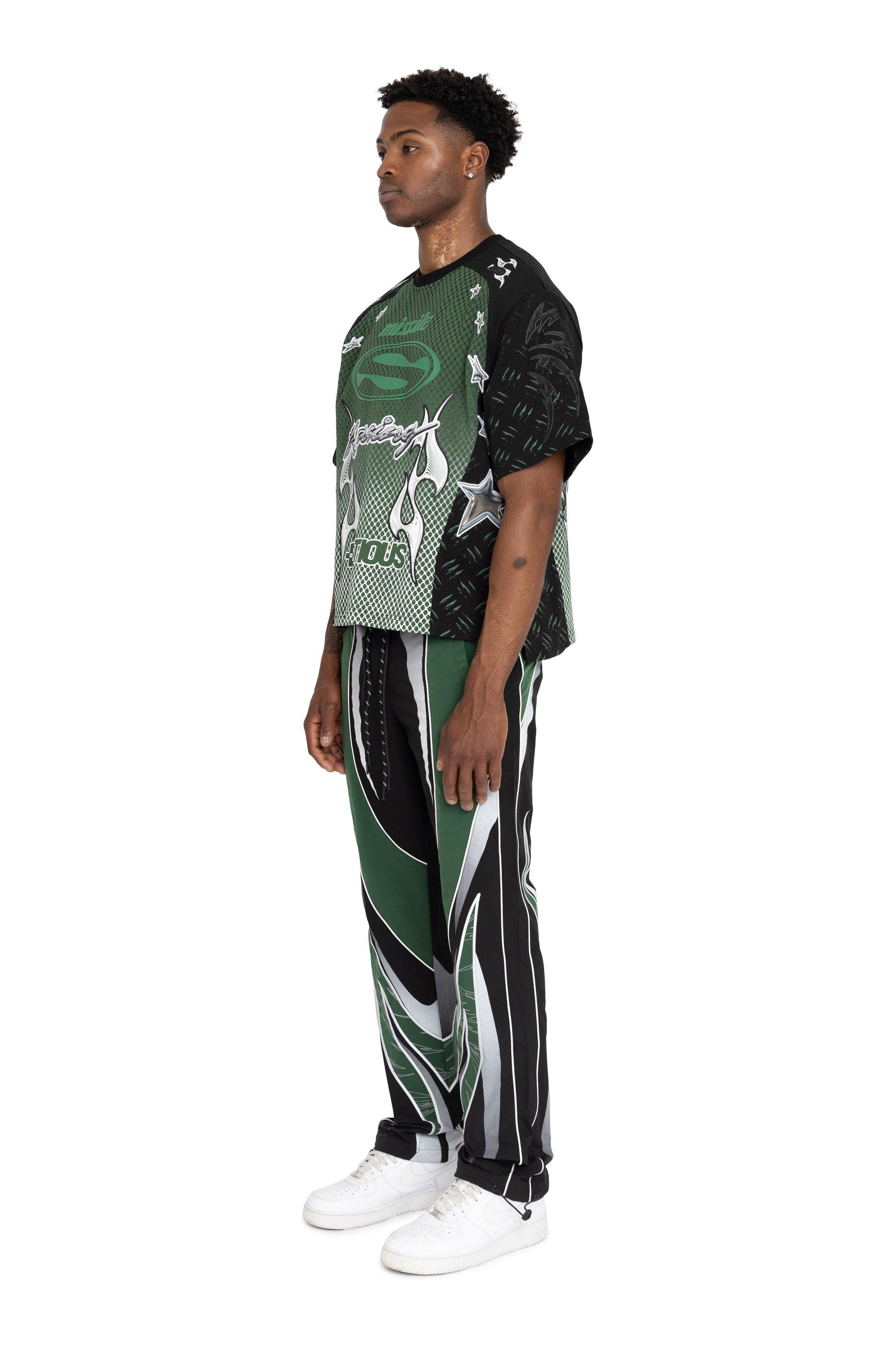 FA26 PURSUE MOTO CROP SST-LARCH GRN - BLACK/GREEN