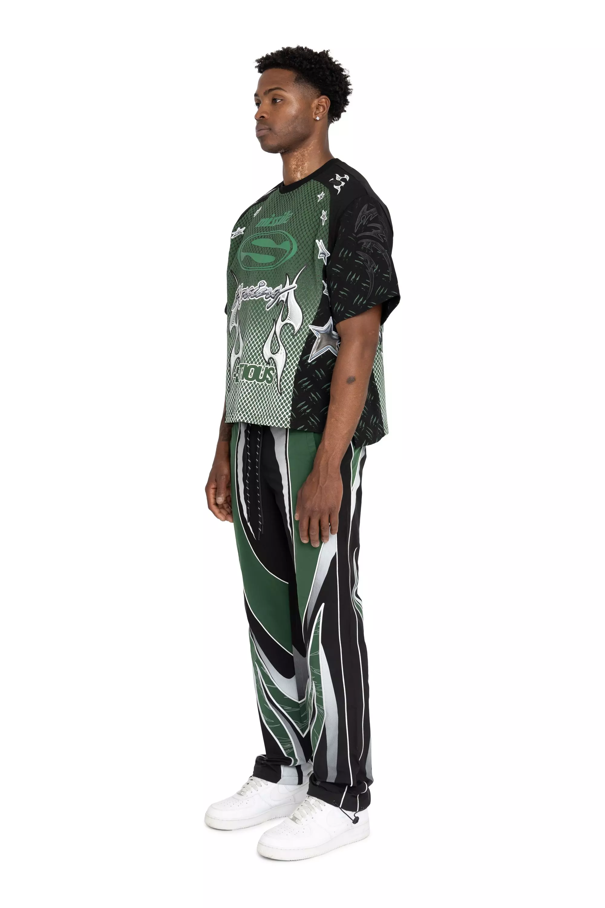 FA26 PURSUE MOTO CROP SST-LARCH GRN - BLACK/GREEN