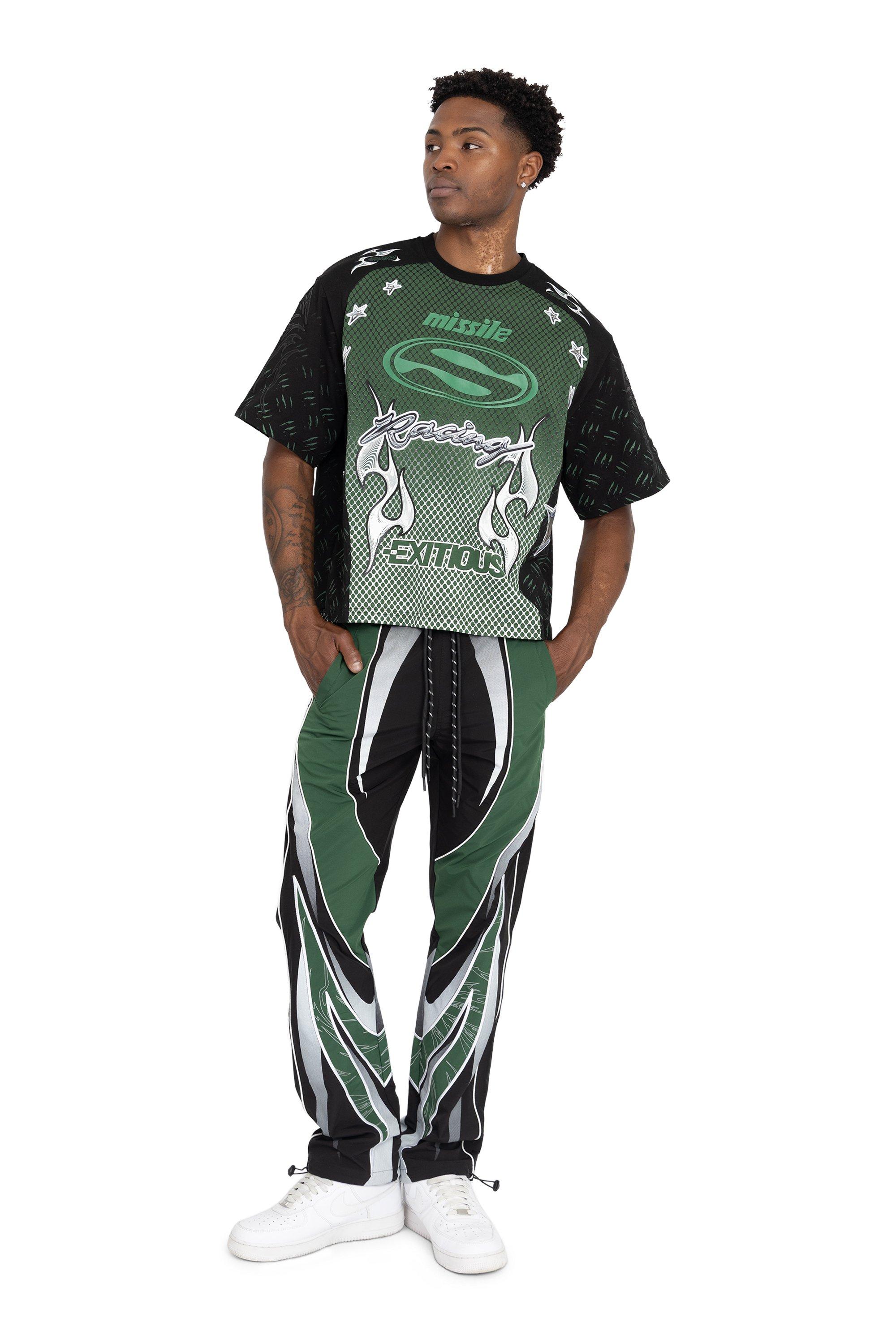 FA26 PURSUE MOTO CROP SST-LARCH GRN - BLACK/GREEN