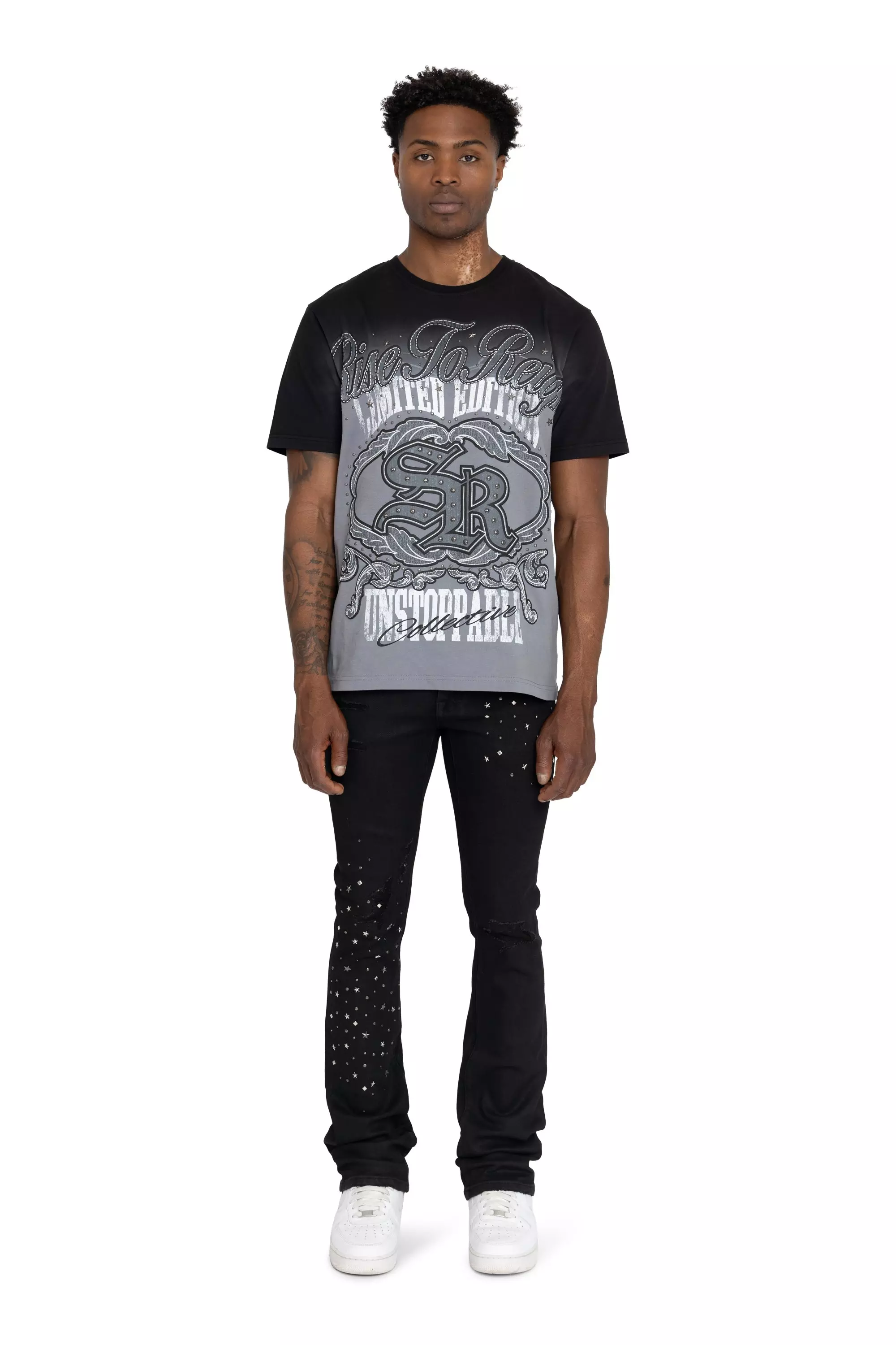 FA26 RISE TO REIGN SST-GLOW - BLACK