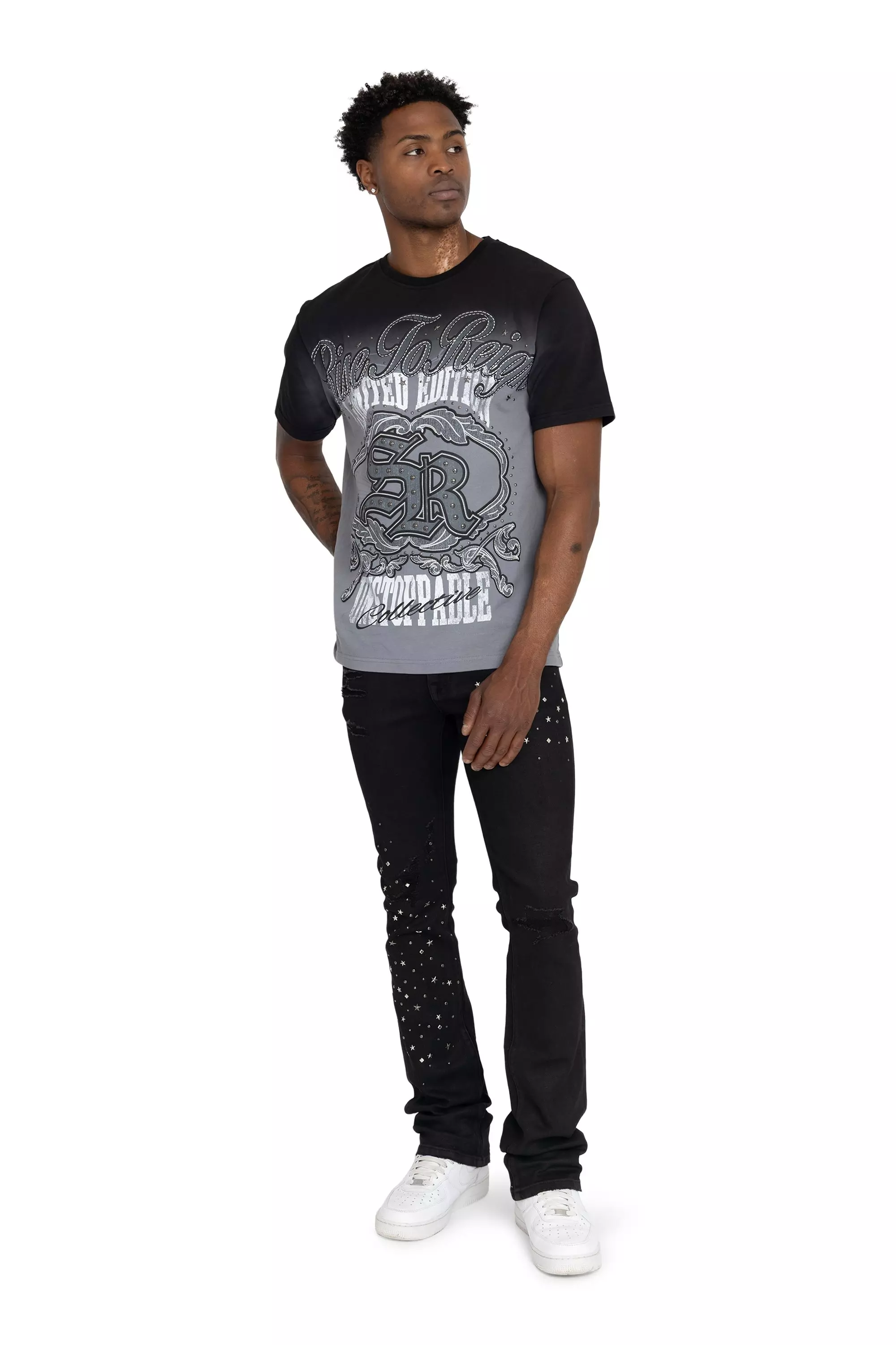 FA26 RISE TO REIGN SST-GLOW - BLACK