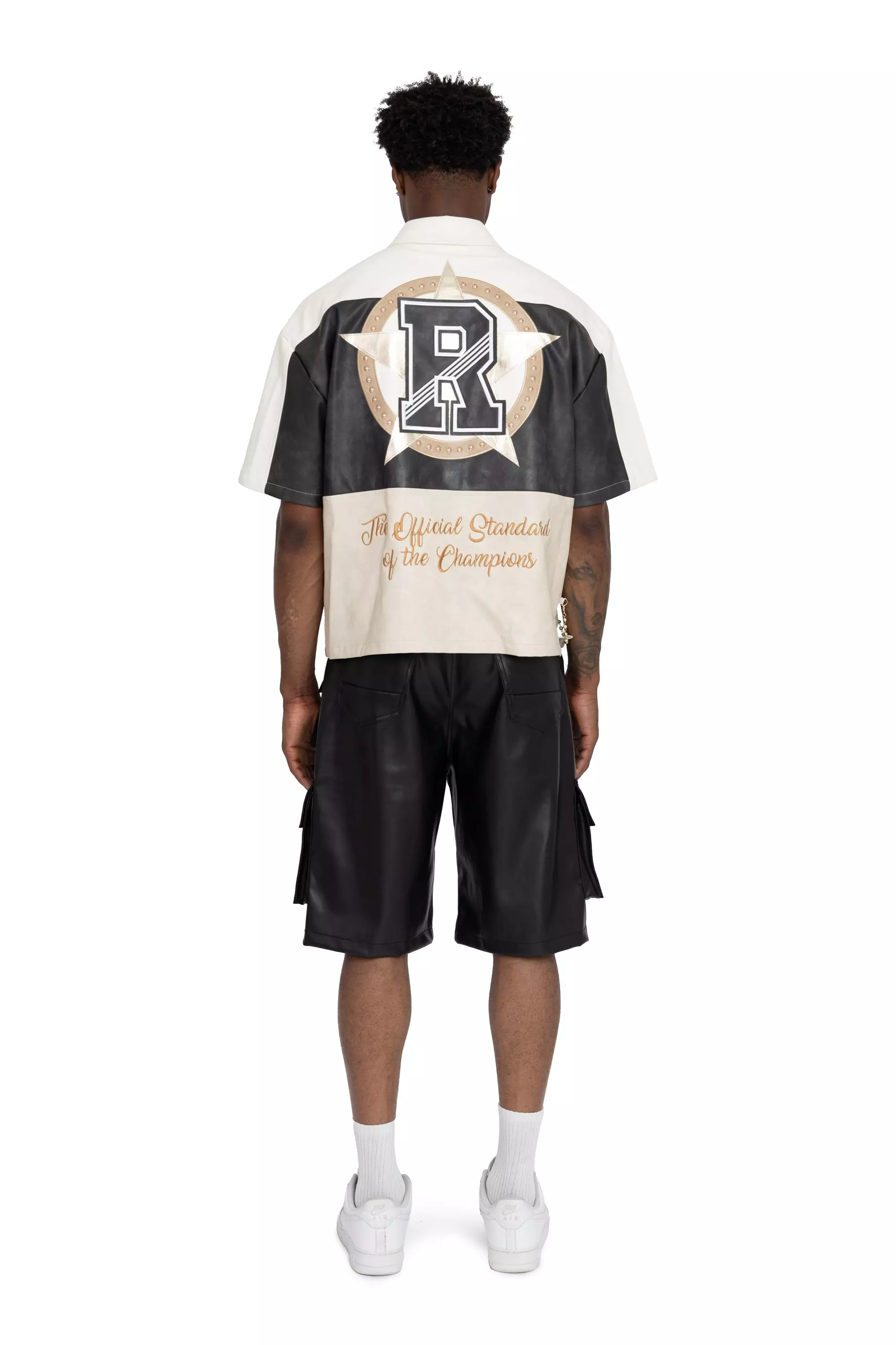 FA26 ROYALTY PU SKATER SHO - BLACK