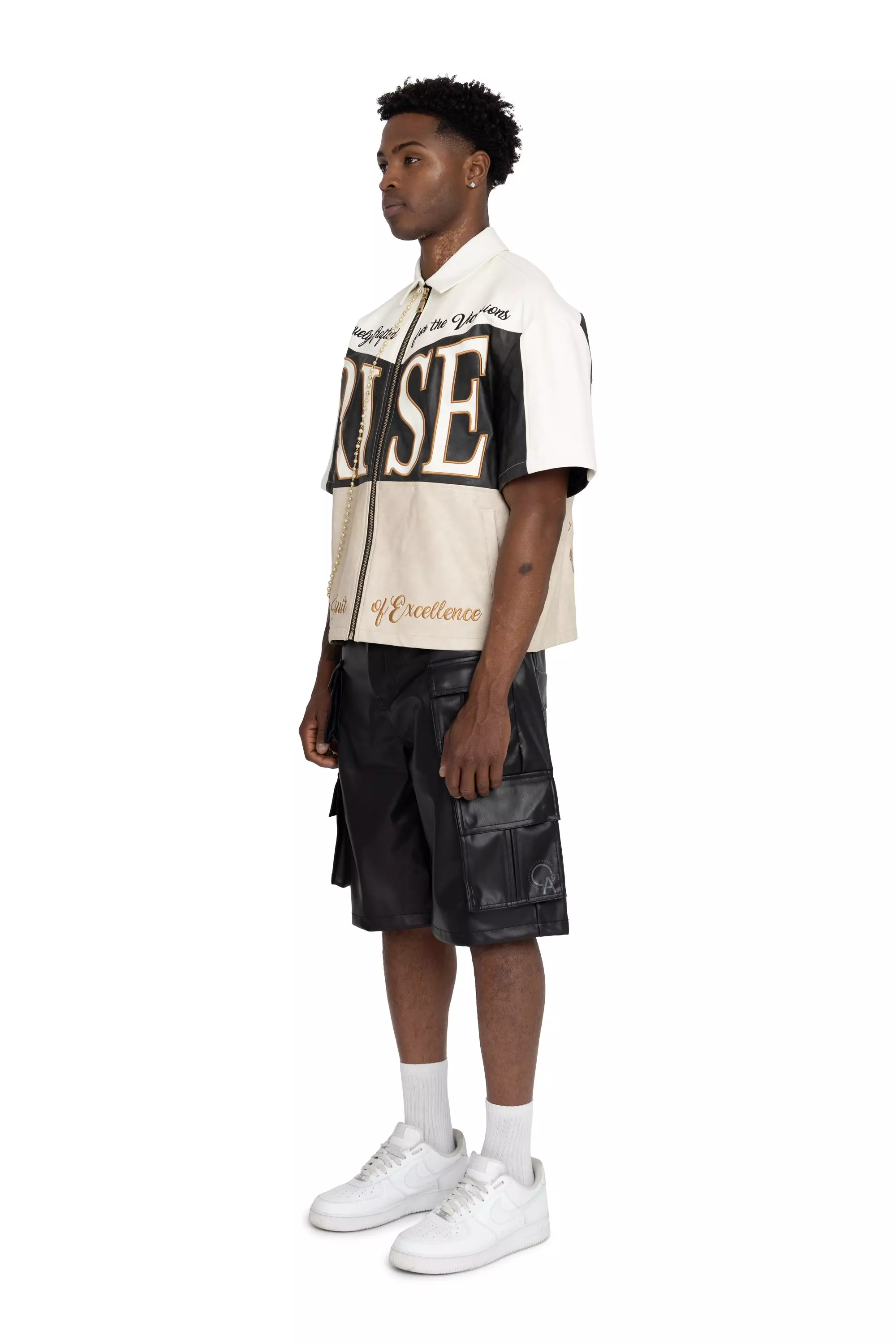 FA26 ROYALTY PU SKATER SHO - BLACK