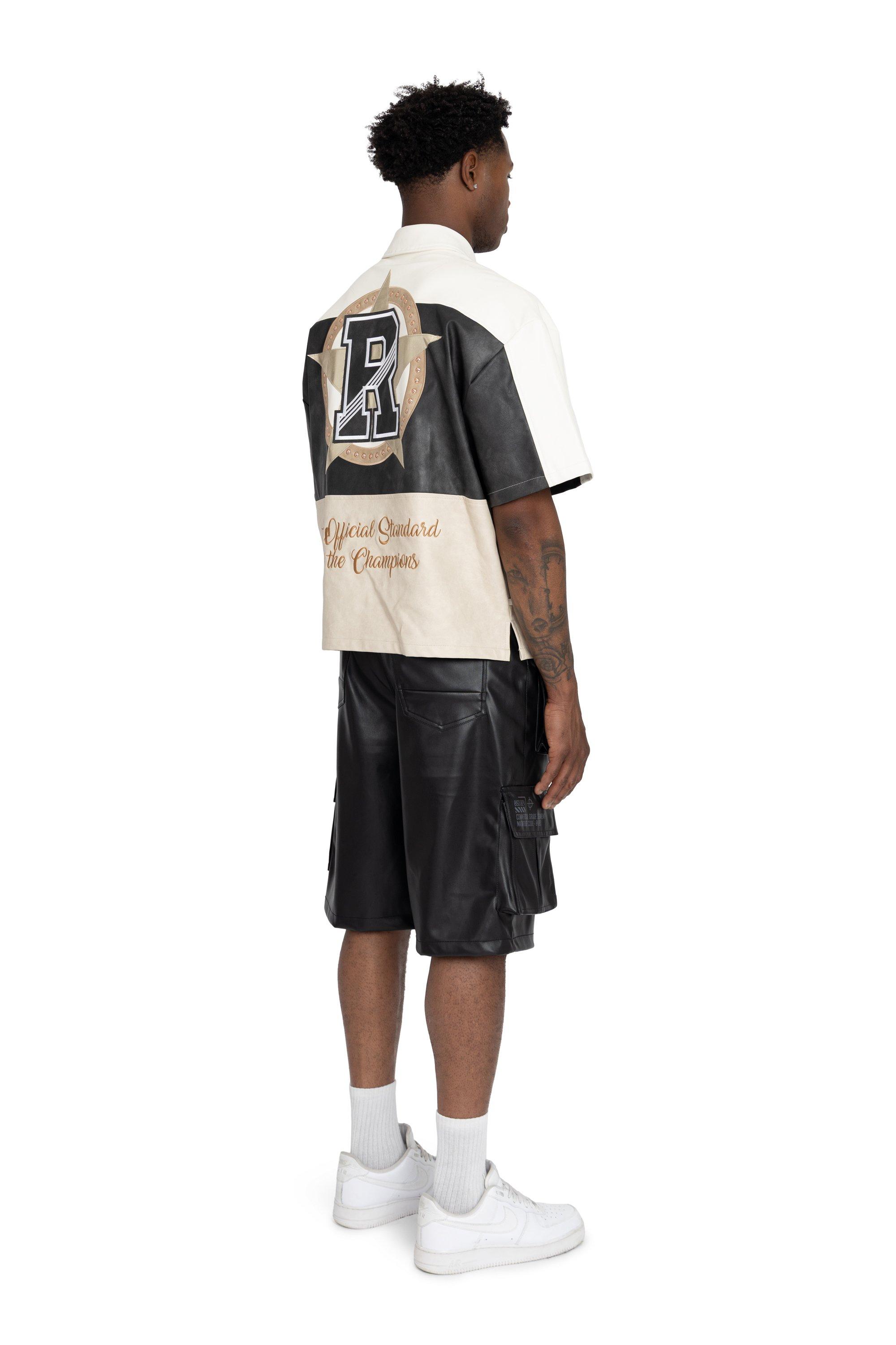 Smoke Rise Men's Royalty Skater Shorts - BLACK Thumbnail View 6