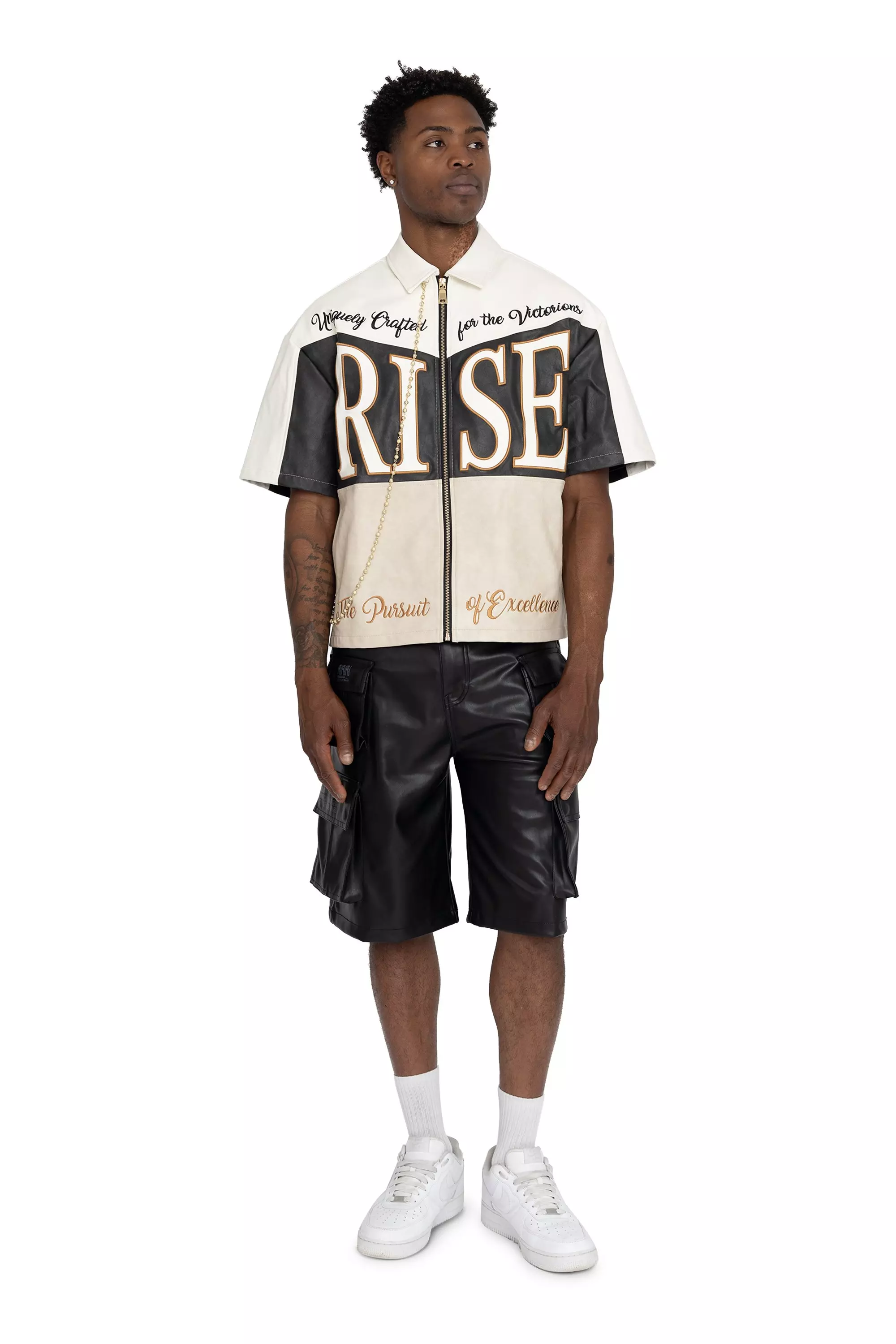 FA26 ROYALTY PU SKATER SHO - BLACK