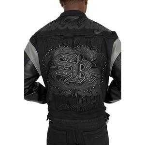 FA26 RISE TO REIGN TRUCKER JKT - BLACK