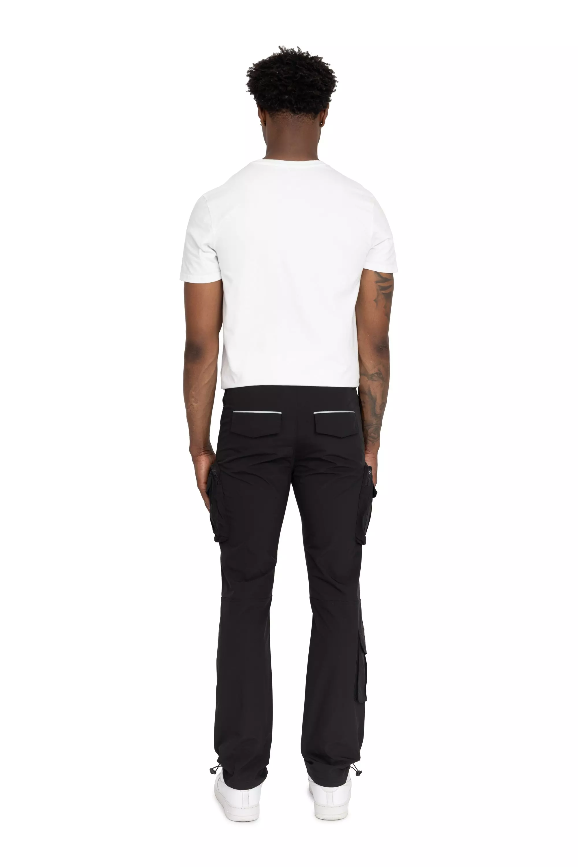 REFLECTIVE PIPING UTILITY WVN PNT - BLACK