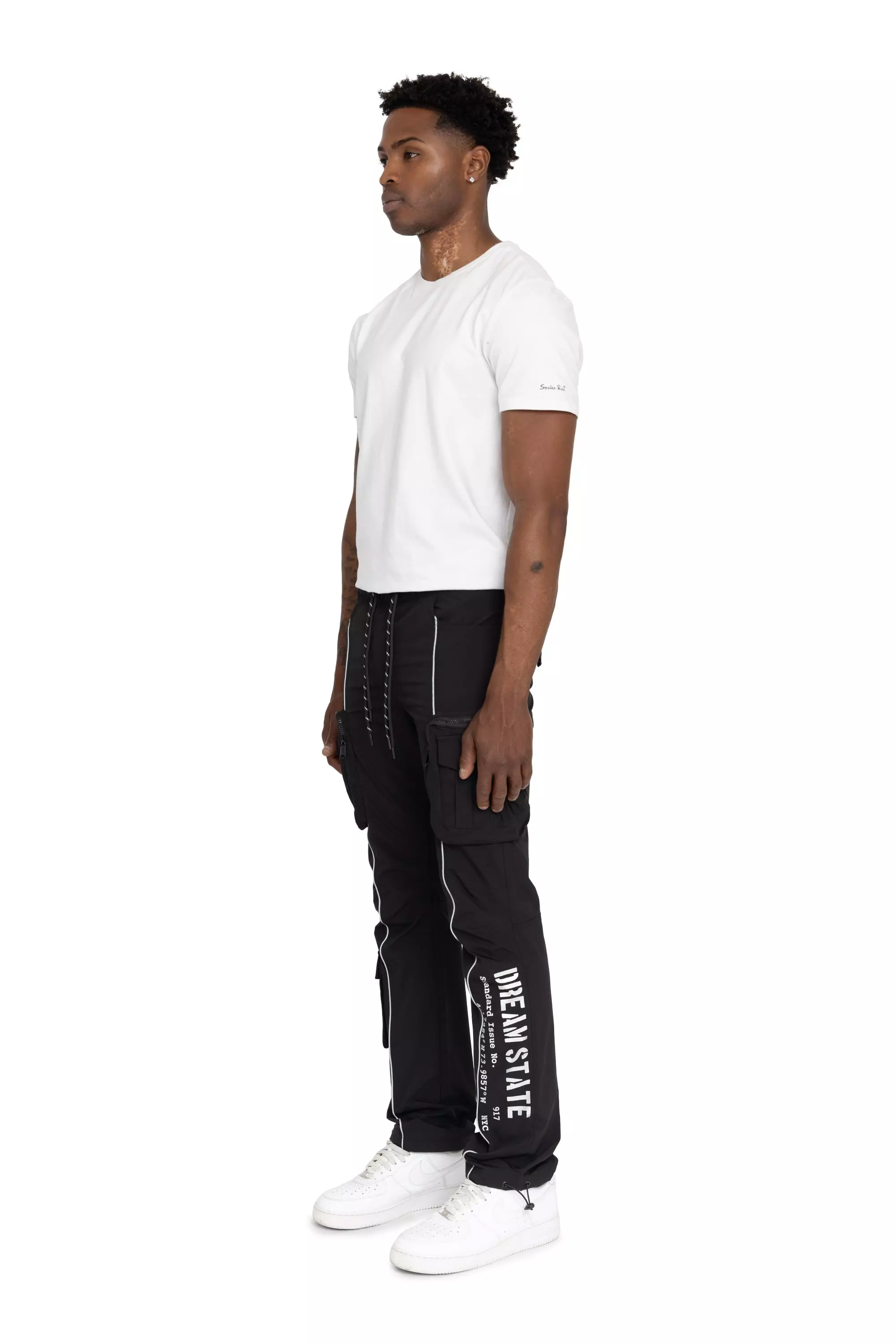 REFLECTIVE PIPING UTILITY WVN PNT - BLACK
