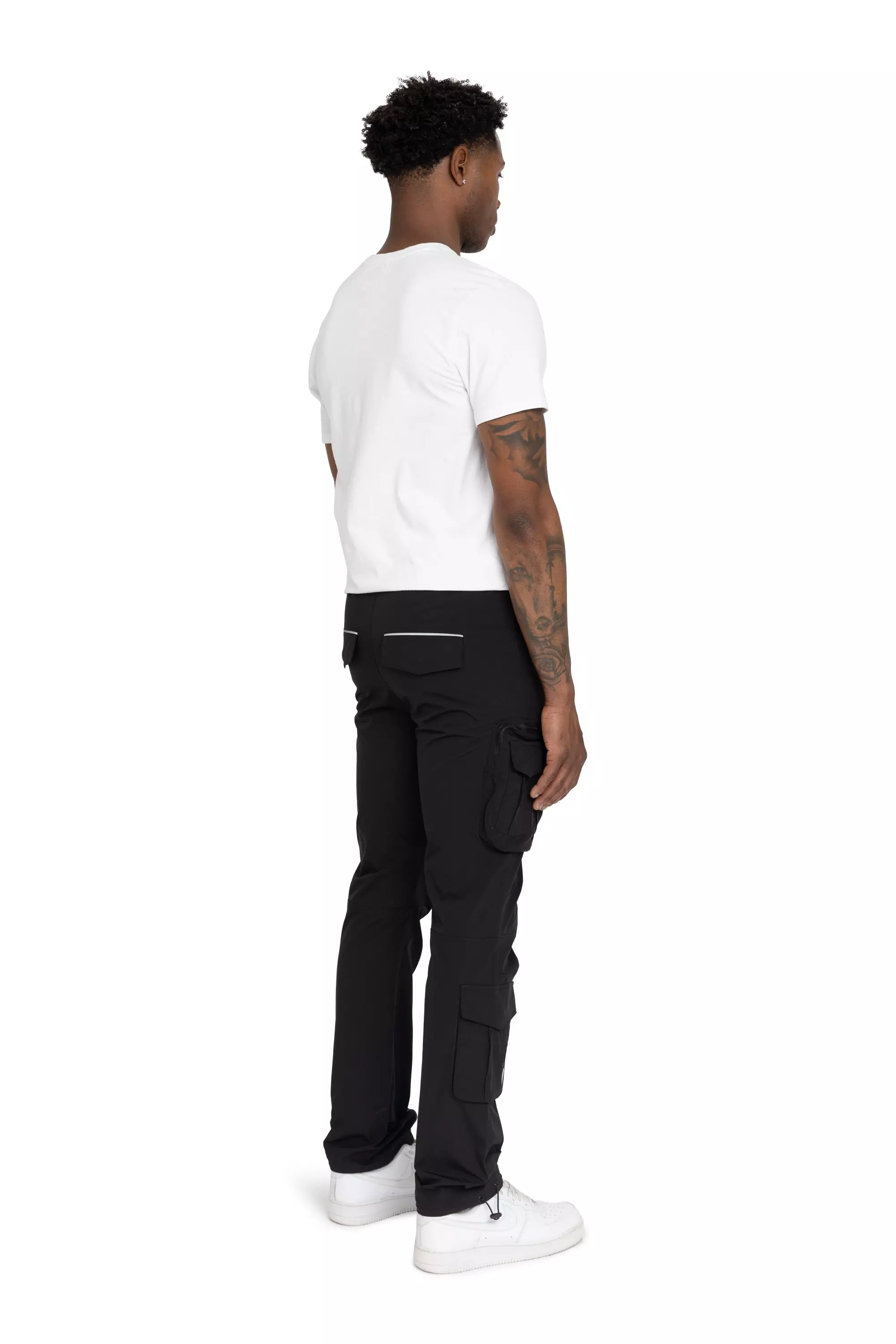 REFLECTIVE PIPING UTILITY WVN PNT - BLACK