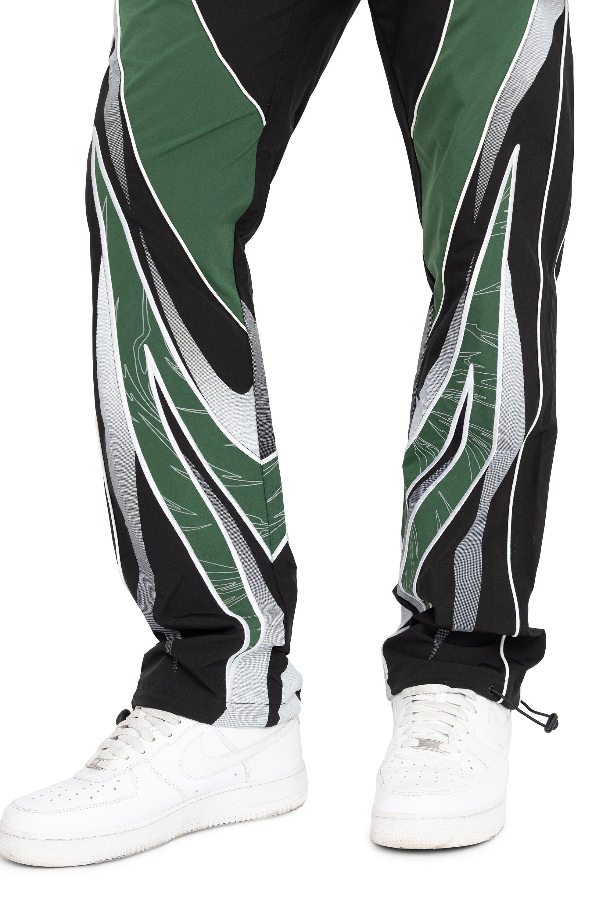 FA26 RISING WINDBREAKER PNT-LARCH GRN - BLACK/GREEN