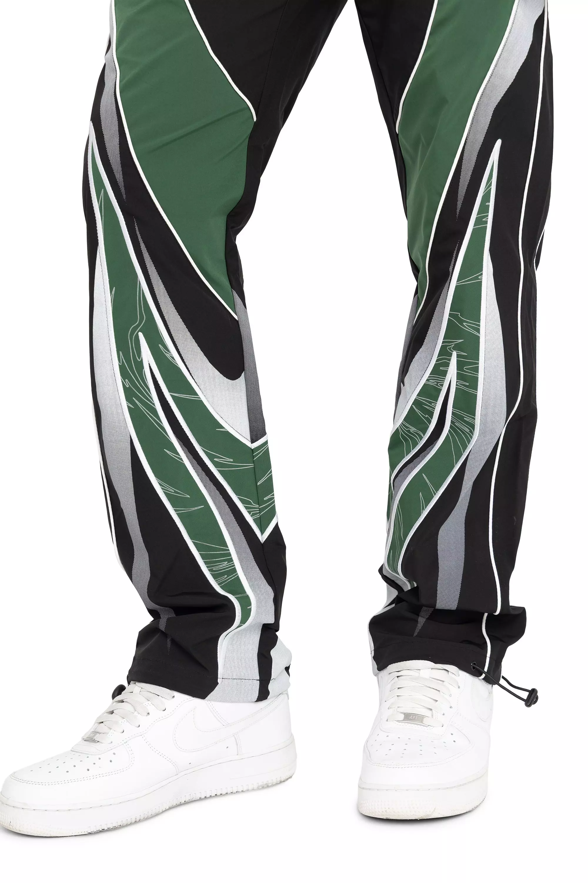 FA26 RISING WINDBREAKER PNT-LARCH GRN - BLACK/GREEN