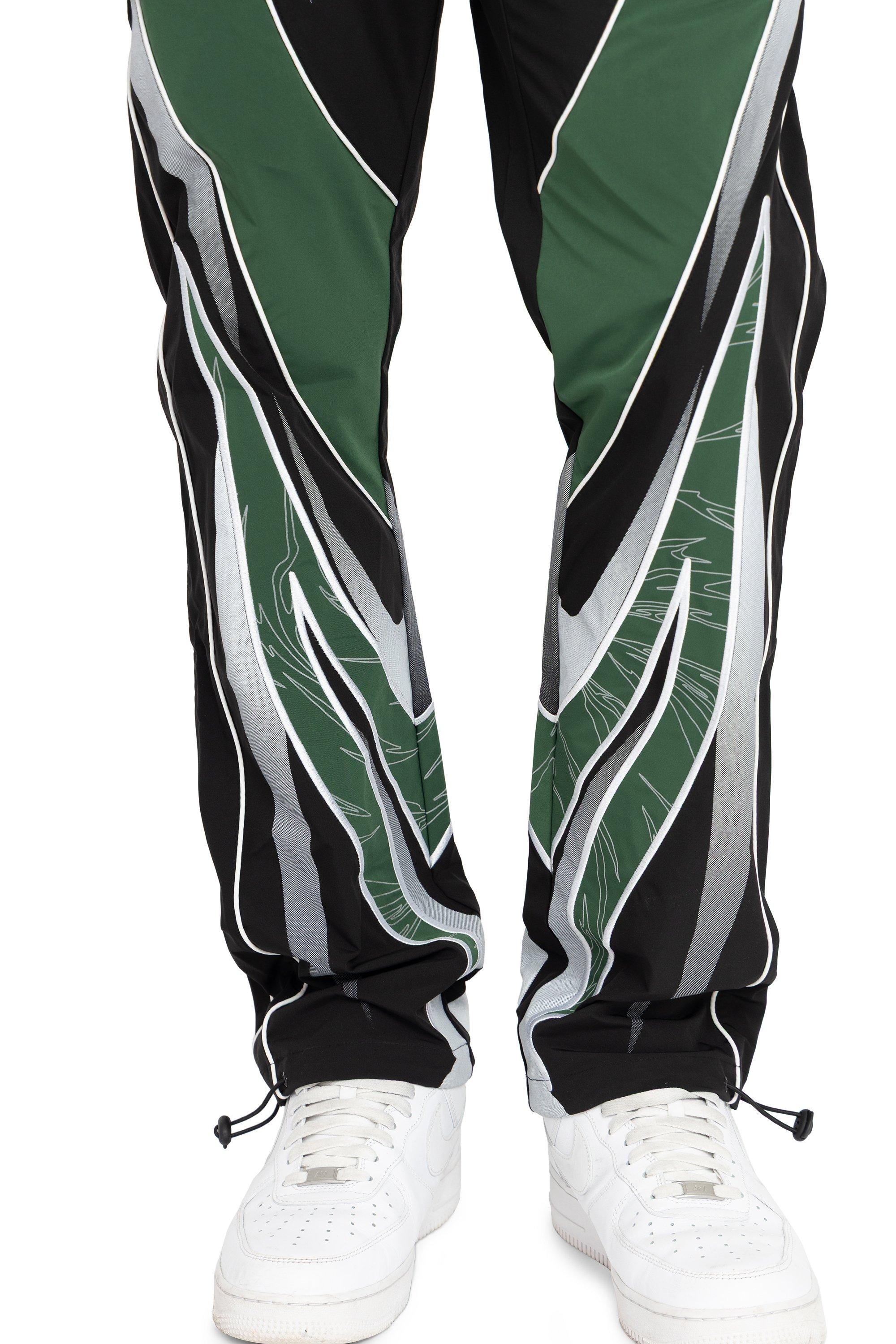 FA26 RISING WINDBREAKER PNT-LARCH GRN - BLACK/GREEN