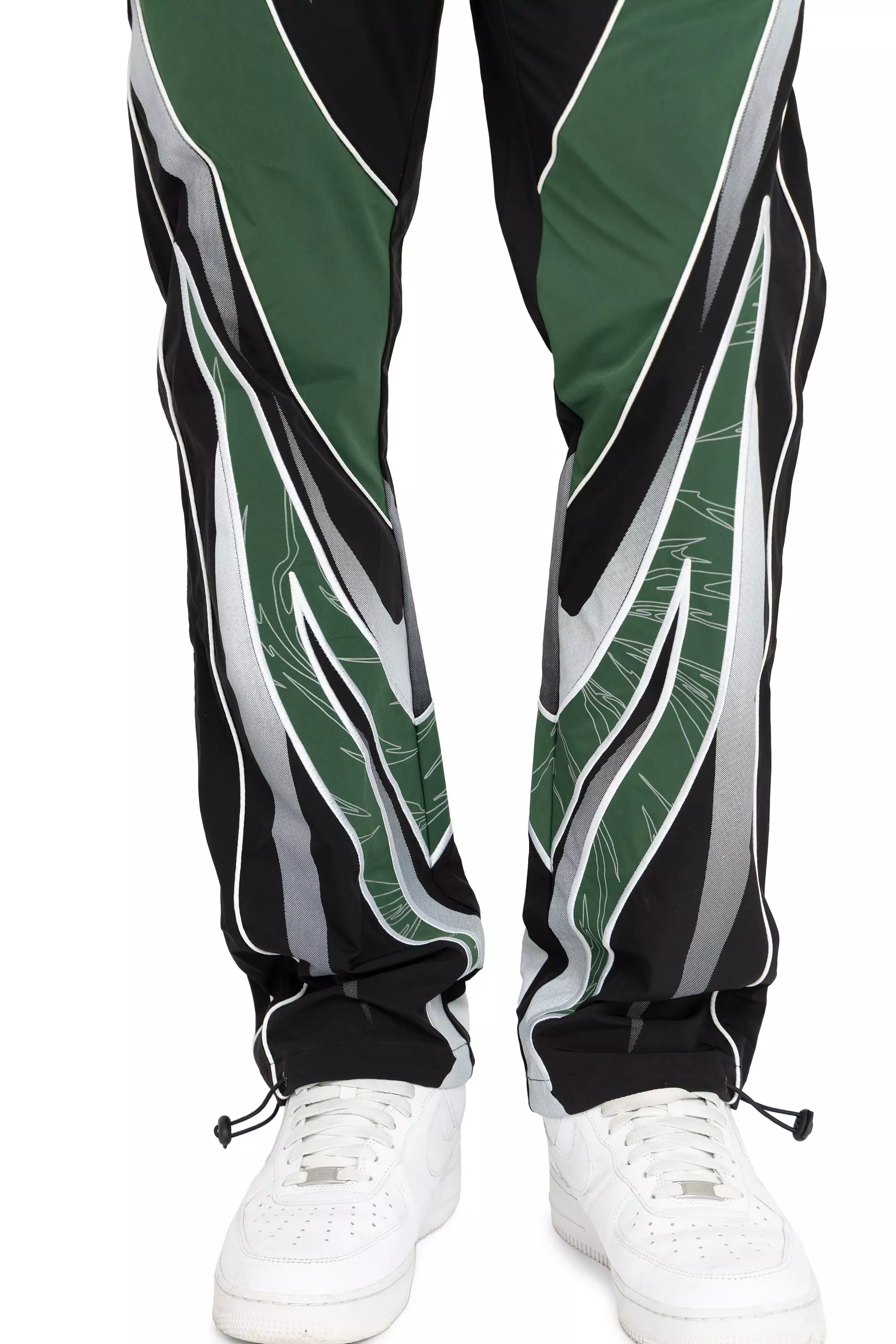 FA26 RISING WINDBREAKER PNT-LARCH GRN - BLACK/GREEN
