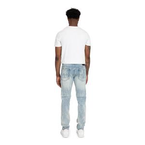 SLIM VNTG WASH VOSS BLUE - BLUE