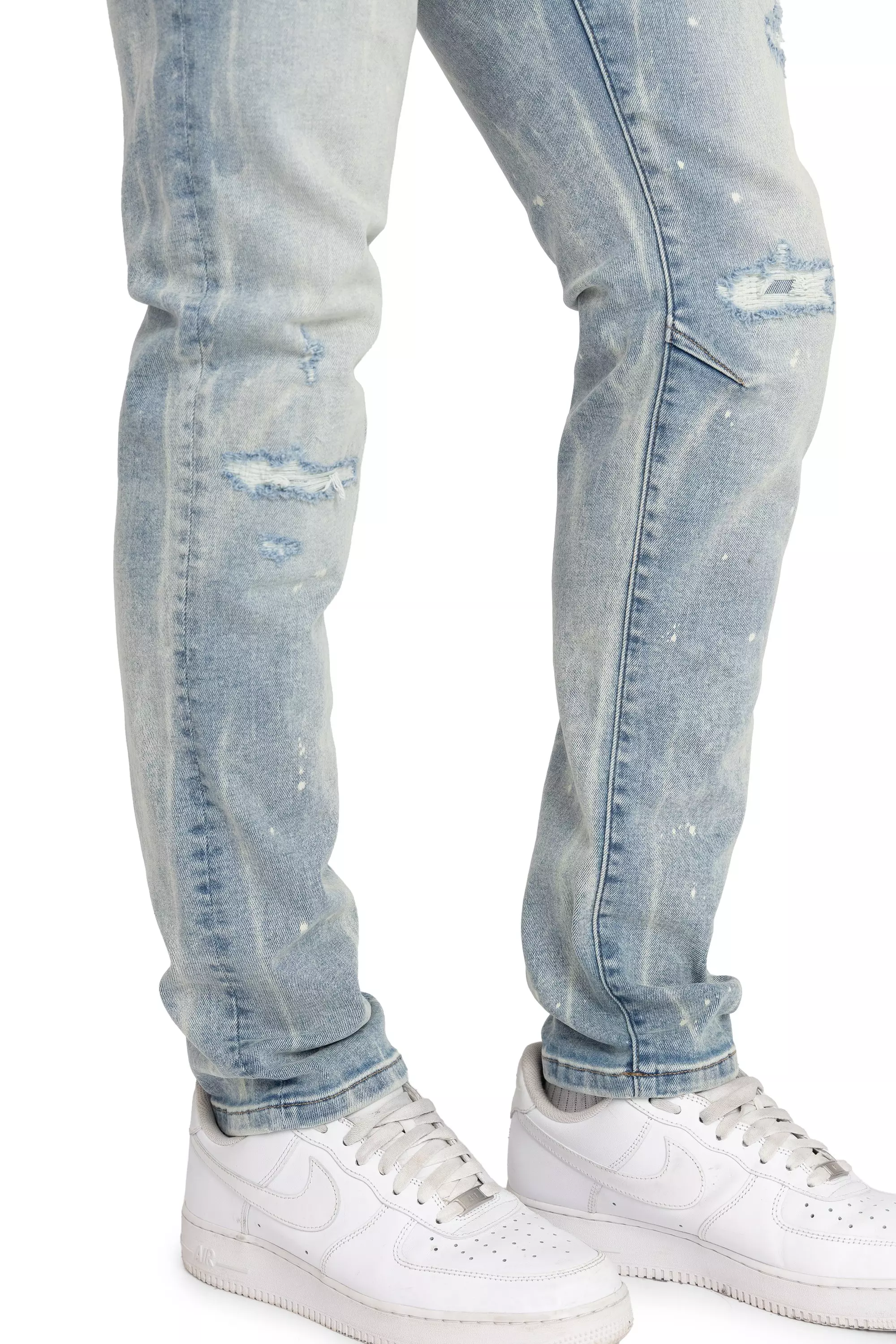 SLIM VNTG WASH VOSS BLUE - BLUE