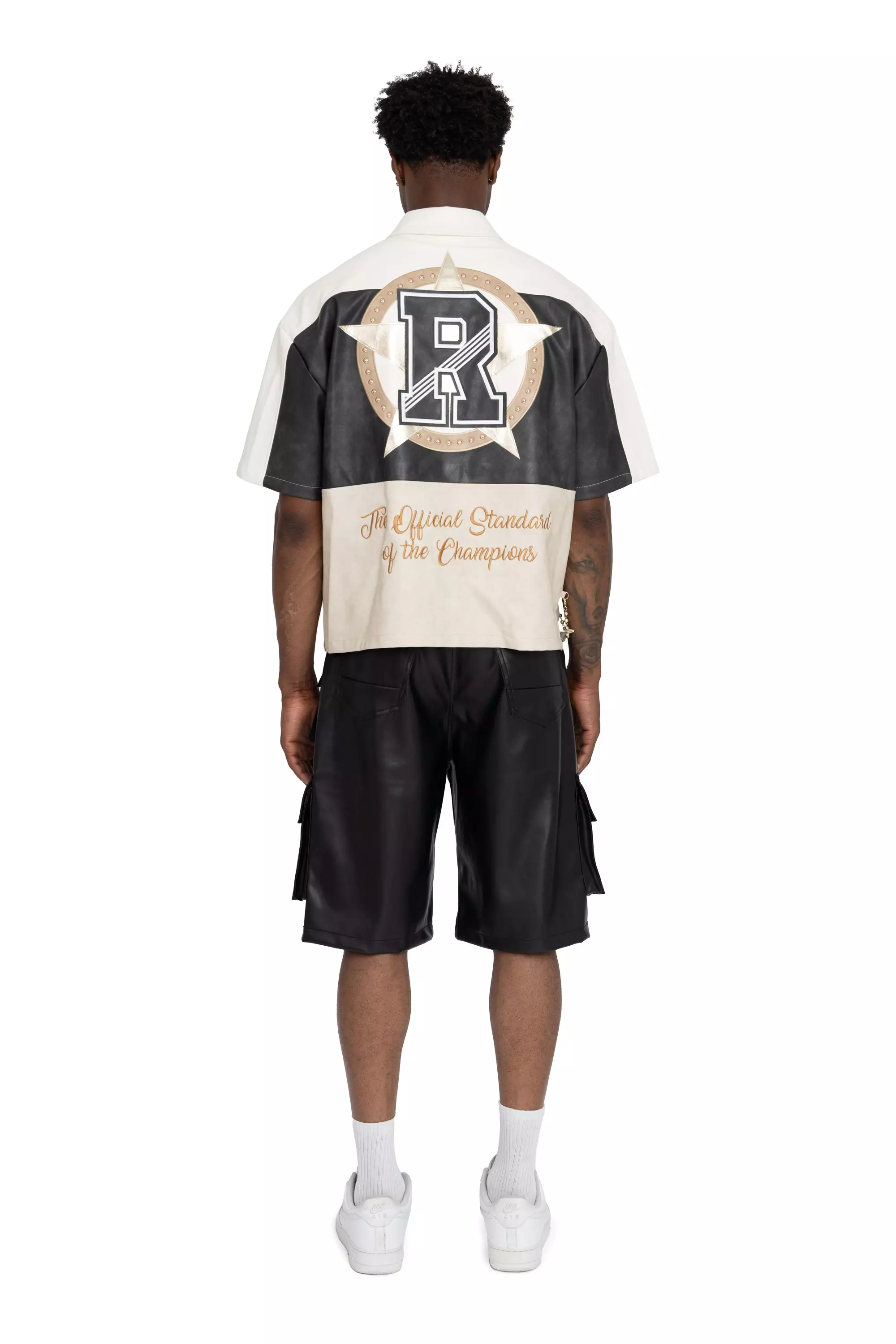 FA26 ROYALTY PU ZIP-HAZELWOOD - BLACK/TAN