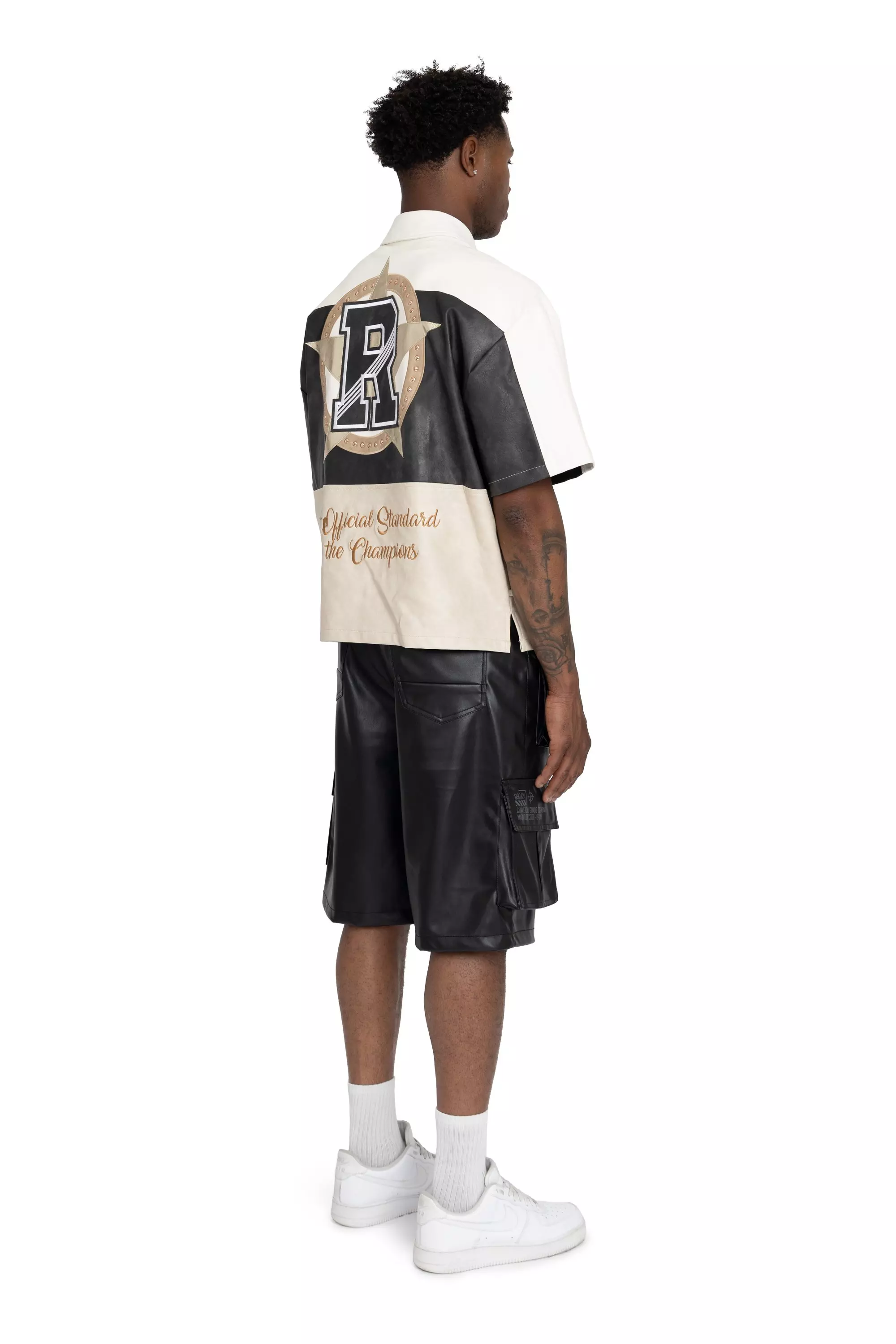FA26 ROYALTY PU ZIP-HAZELWOOD - BLACK/TAN