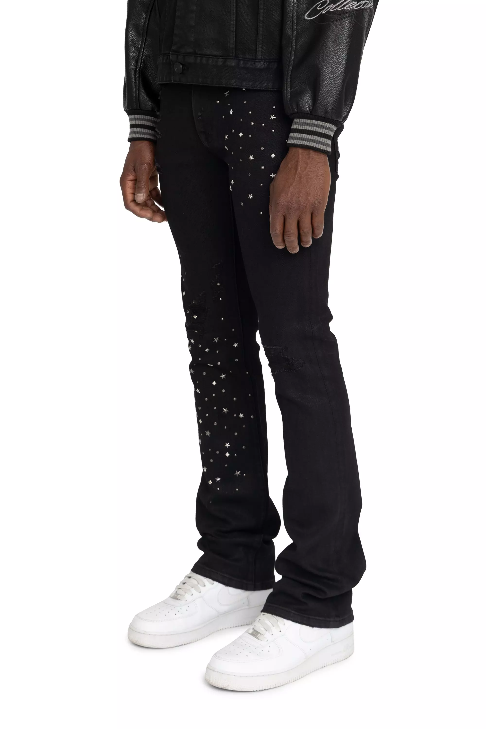 FA26 STK 36 STUD GLOW BLACK - BLACK