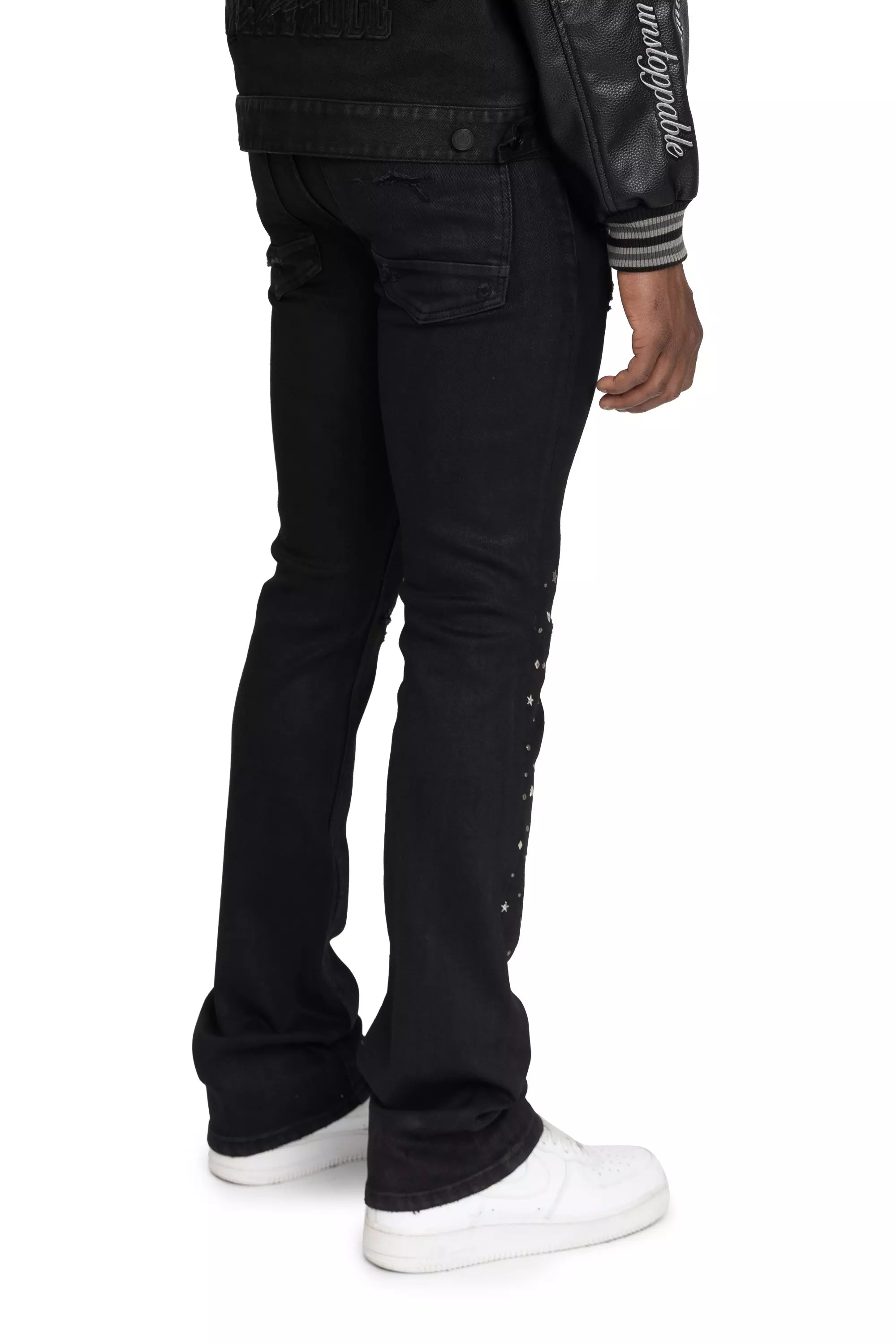 FA26 STK 36 STUD GLOW BLACK - BLACK