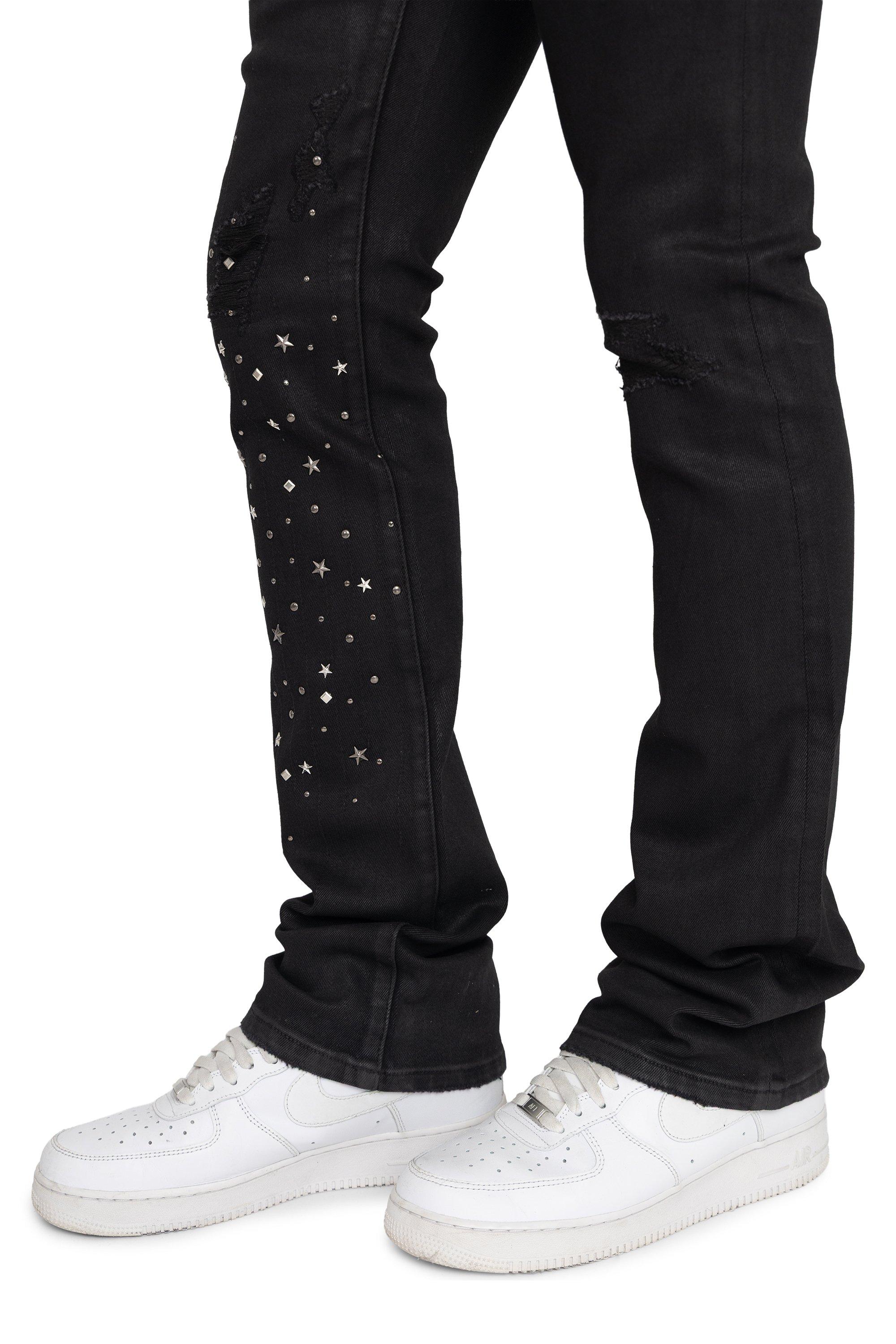 FA26 STK 36 STUD GLOW BLACK - BLACK