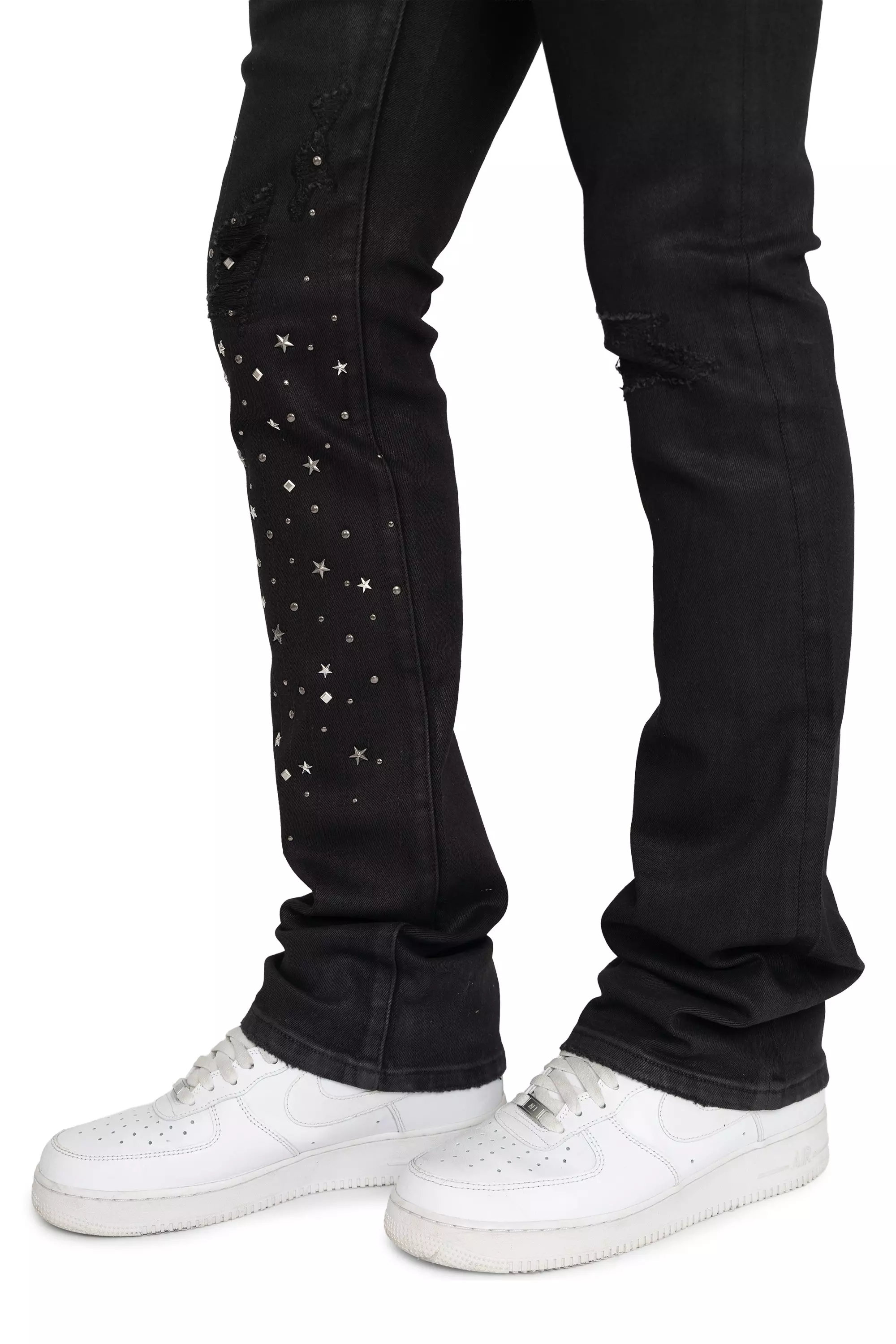 FA26 STK 36 STUD GLOW BLACK - BLACK