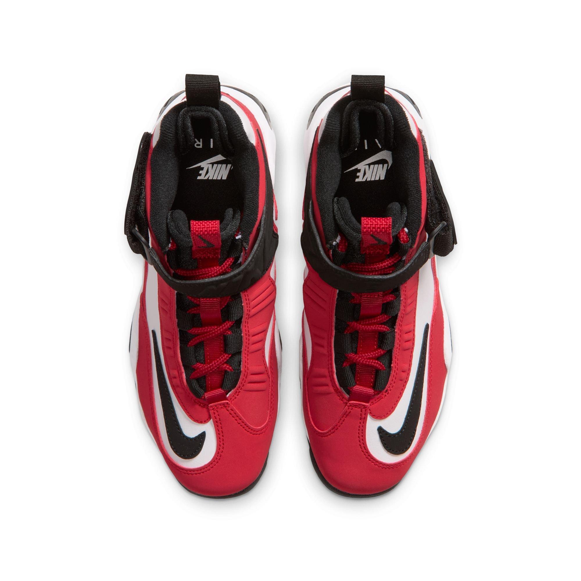 Nike Air Griffey Max 1 "Cincinnati Reds" Grade School Kids' Shoe - WHITE/VARSITY RED/BLACK