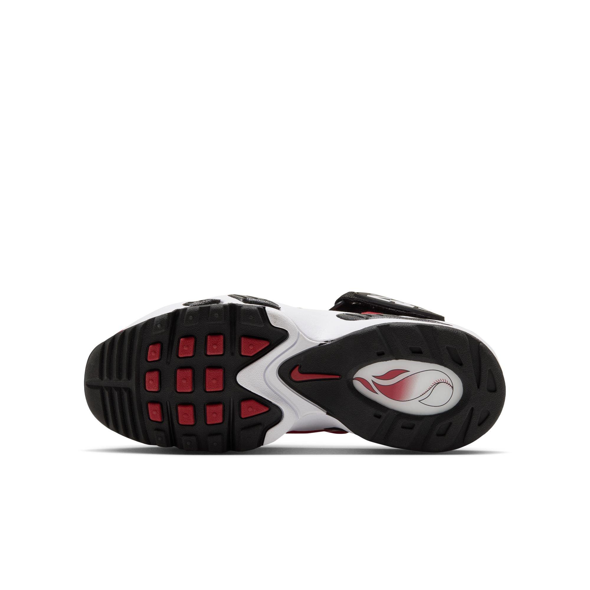 Nike Air Griffey Max 1 "Cincinnati Reds" Grade School Kids' Shoe - WHITE/VARSITY RED/BLACK