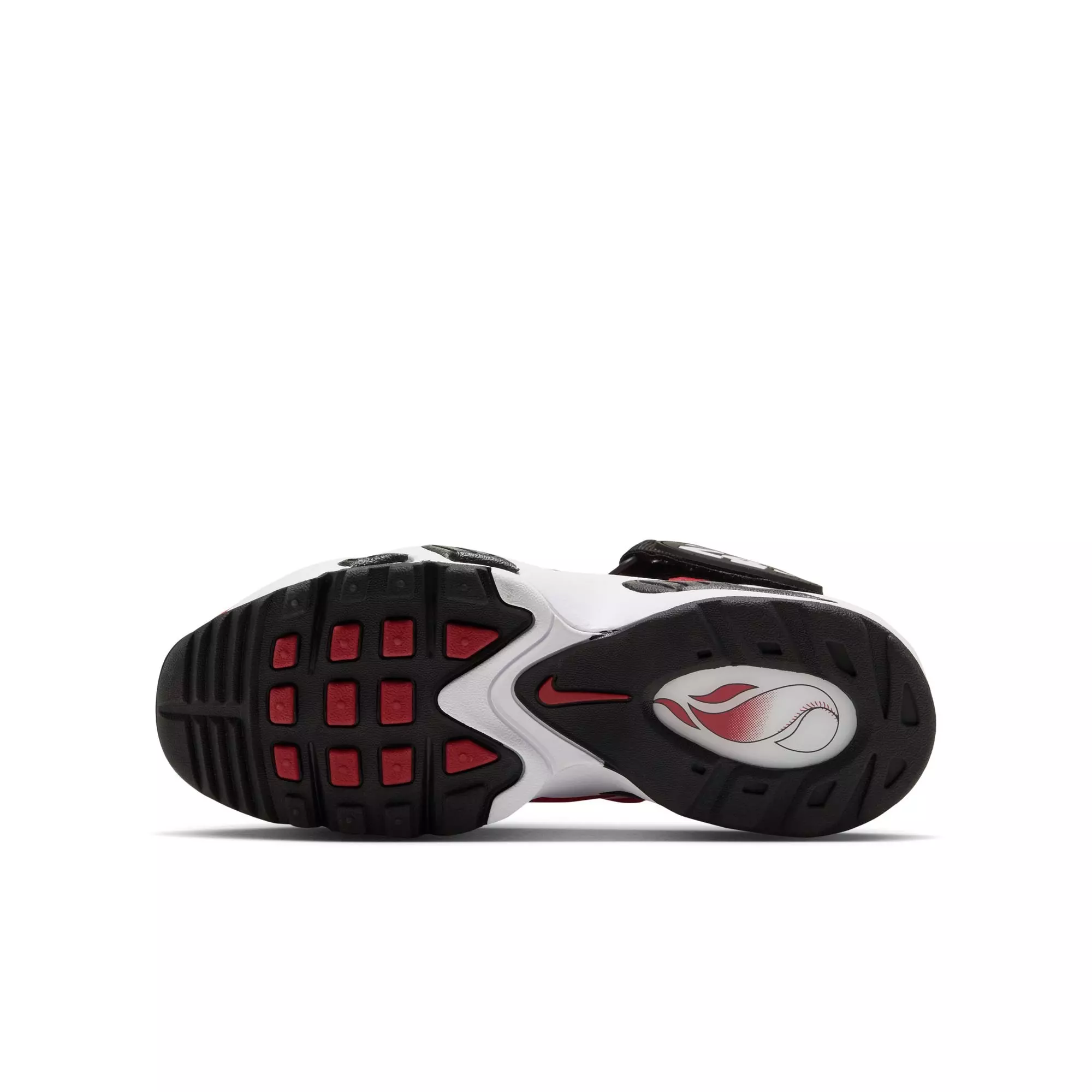 Nike Air Griffey Max 1 "Cincinnati Reds" Grade School Kids' Shoe - WHITE/VARSITY RED/BLACK