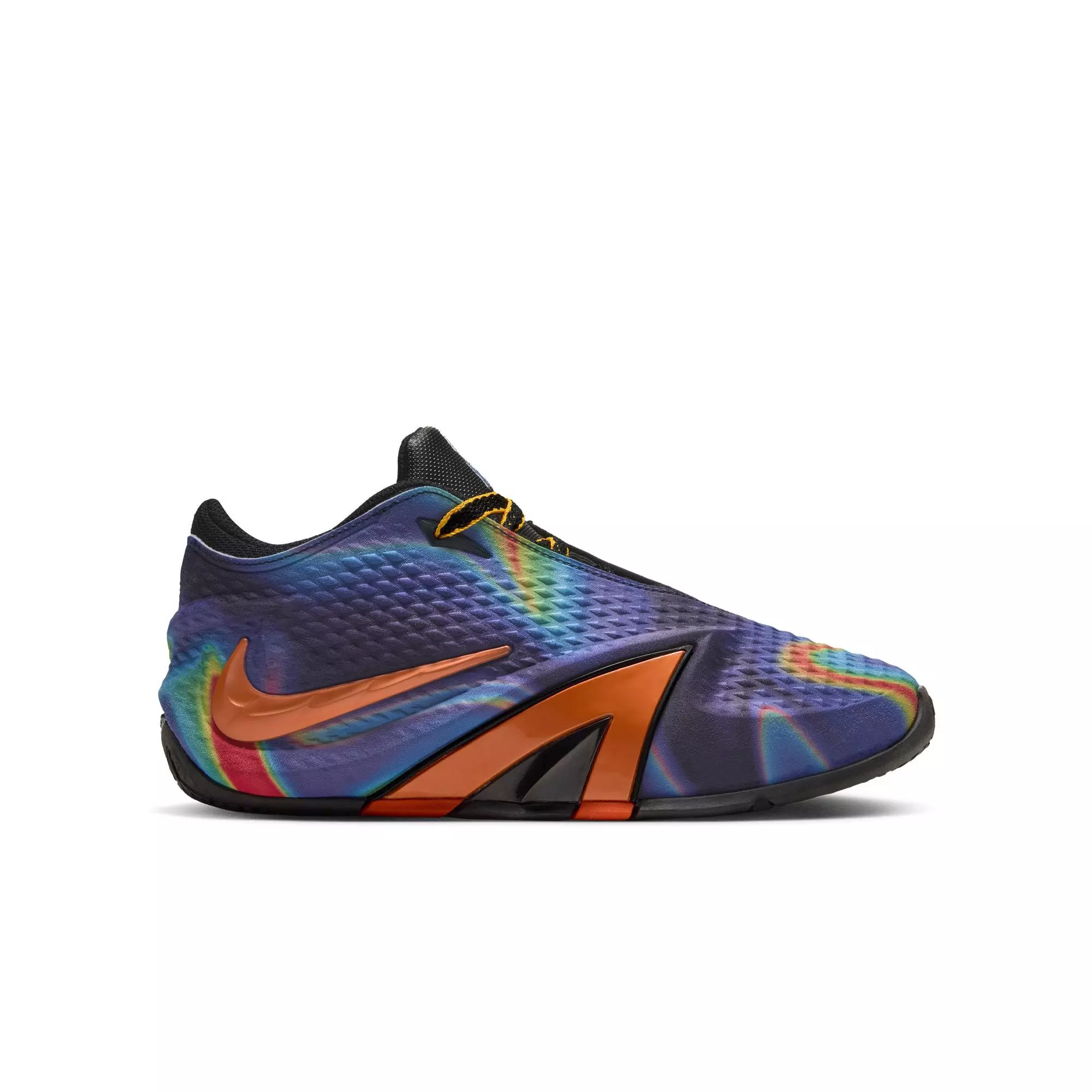 Nike Ja 4 "Heat Check" Grade School Kids' Basketball Shoe - OBSIDIAN/TOTAL ORANGE/LASER ORANGE/BLACK
