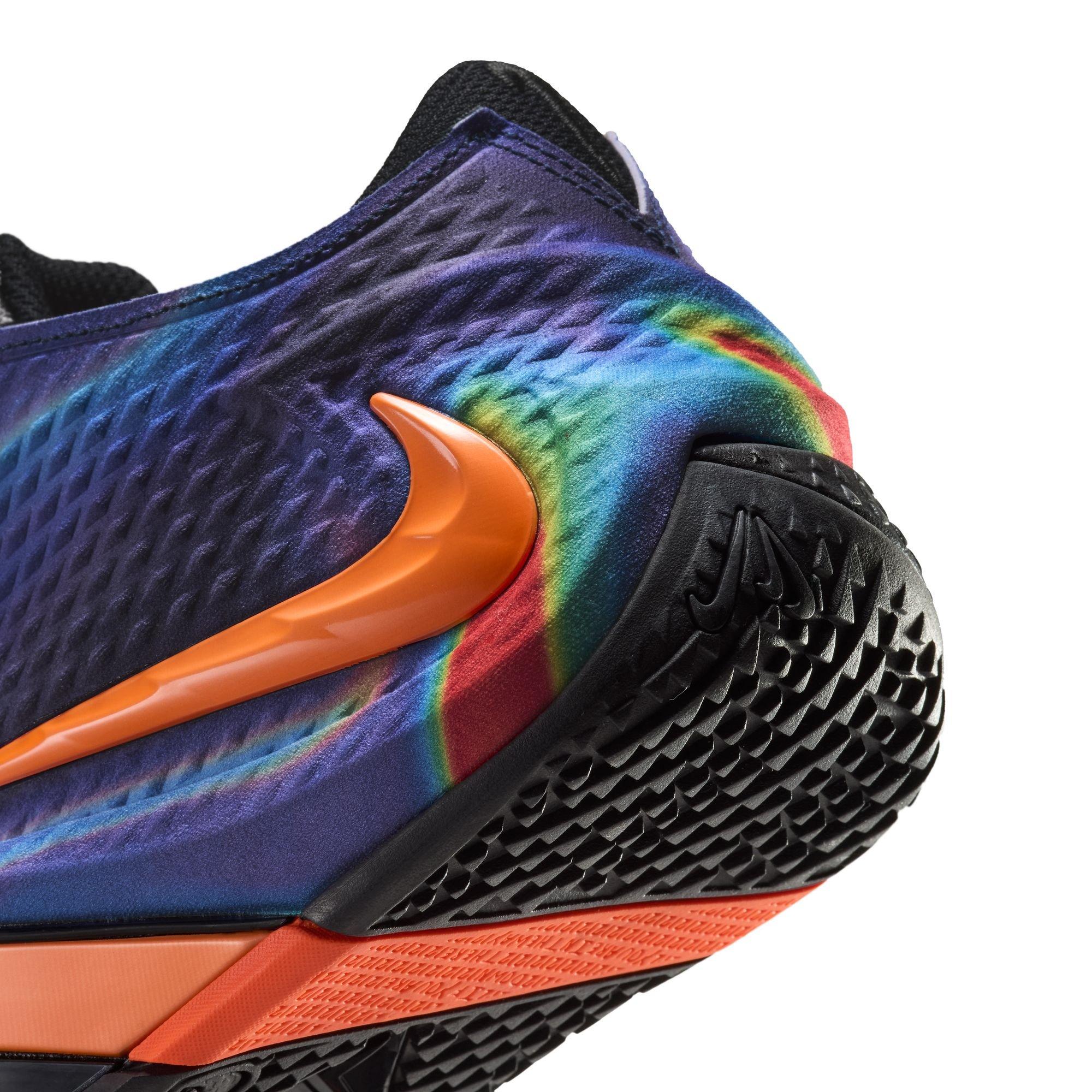 Nike Ja 4 "Heat Check" Grade School Kids' Basketball Shoe - OBSIDIAN/TOTAL ORANGE/LASER ORANGE/BLACK
