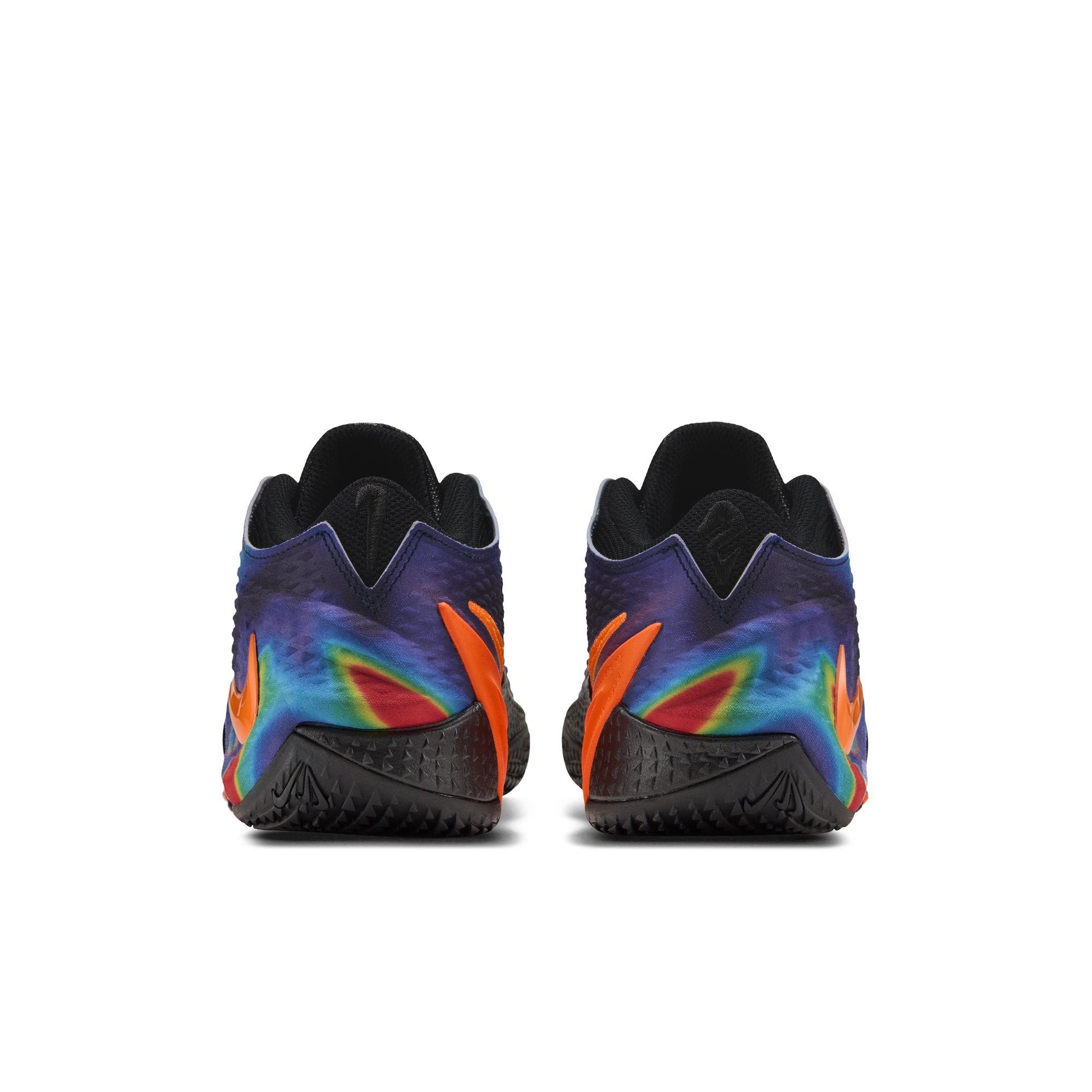 Nike Ja 4 "Heat Check" Grade School Kids' Basketball Shoe - OBSIDIAN/TOTAL ORANGE/LASER ORANGE/BLACK