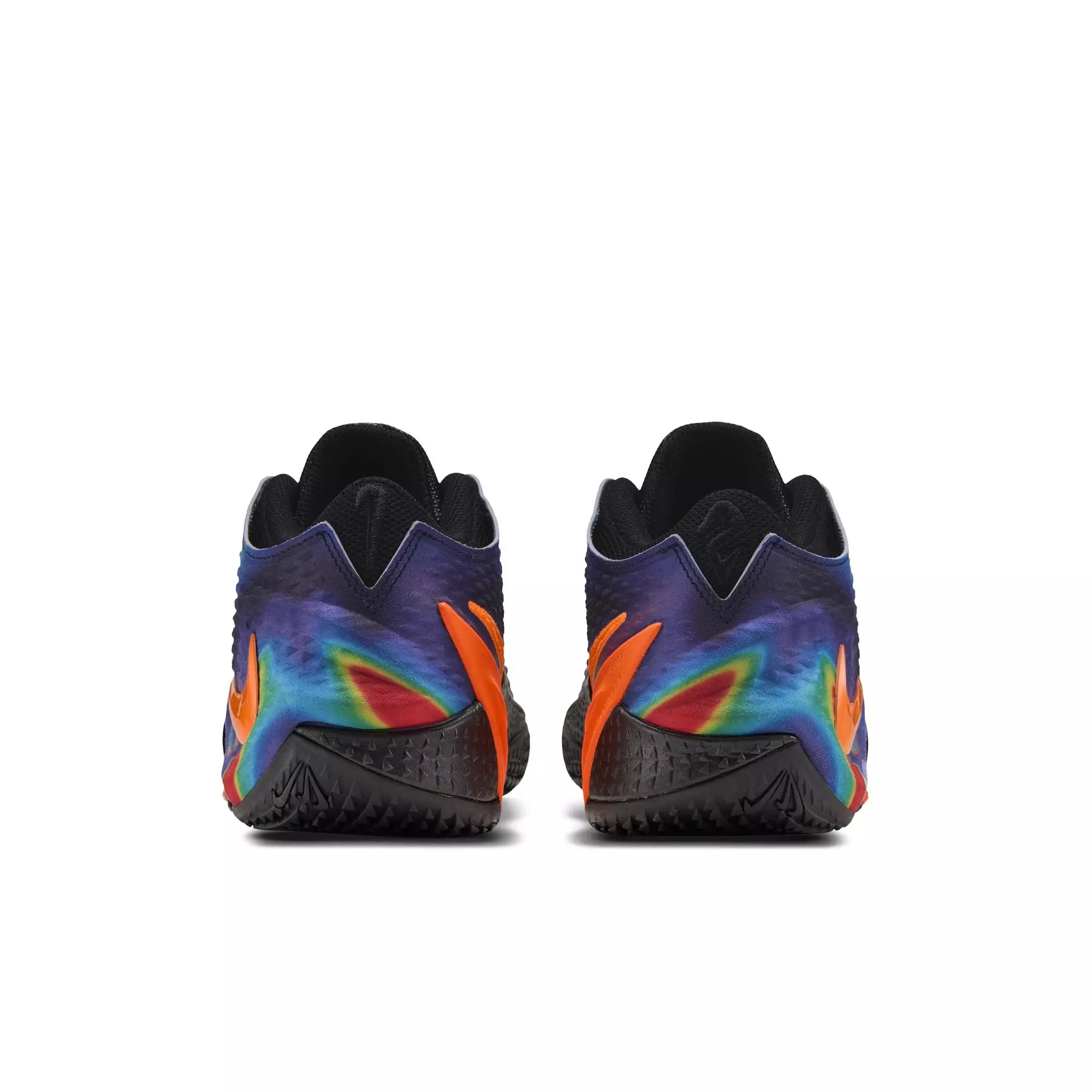 Nike Ja 4 "Heat Check" Grade School Kids' Basketball Shoe - OBSIDIAN/TOTAL ORANGE/LASER ORANGE/BLACK