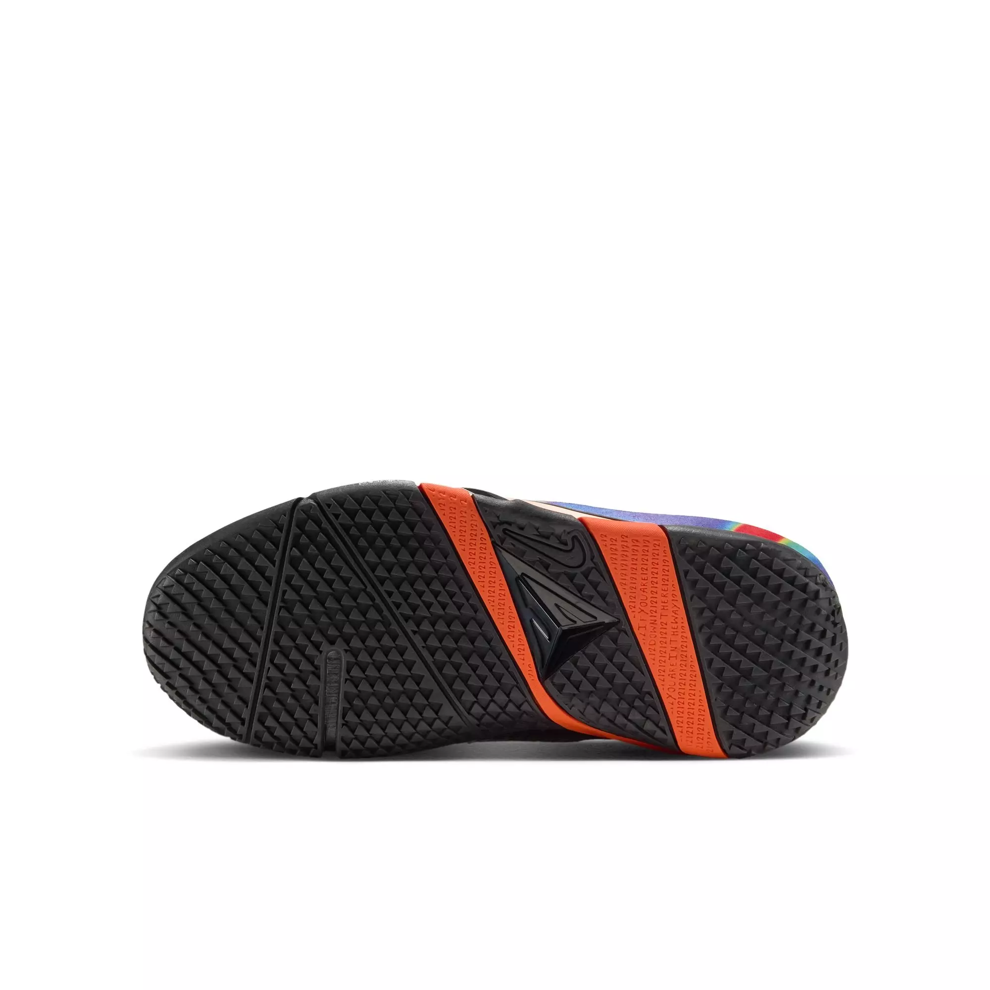 Nike Ja 4 "Heat Check" Grade School Kids' Basketball Shoe - OBSIDIAN/TOTAL ORANGE/LASER ORANGE/BLACK