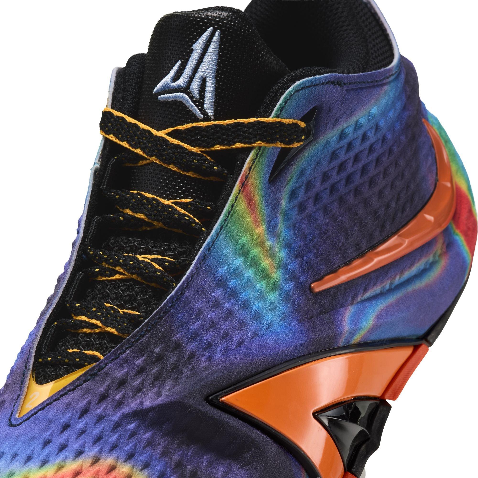 Nike Ja 4 "Heat Check" Grade School Kids' Basketball Shoe - OBSIDIAN/TOTAL ORANGE/LASER ORANGE/BLACK