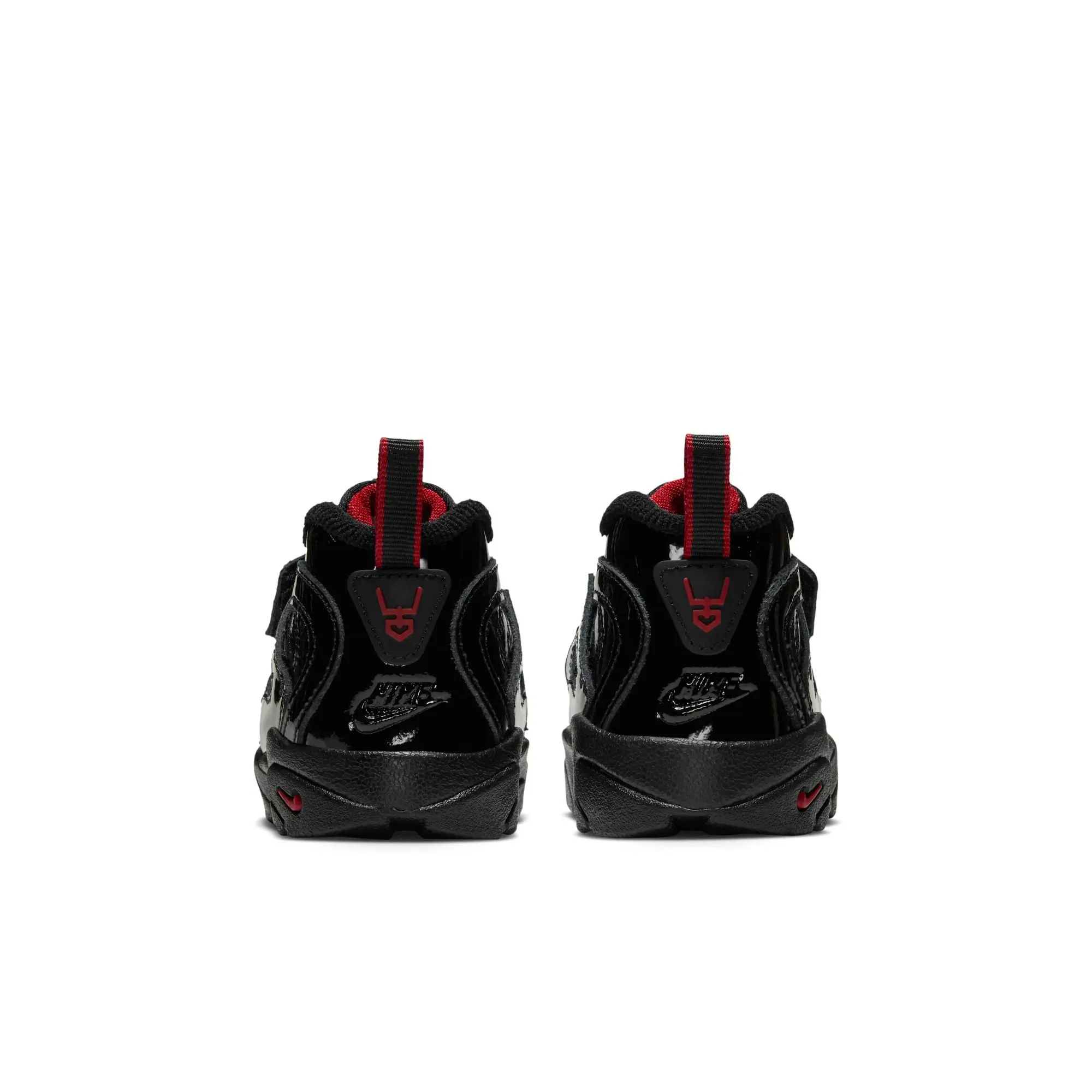 Nike Air Diamond Turf II "Cincy" Toddler Kids' Shoe - BLACK/GYM RED/METALLIC GOLD