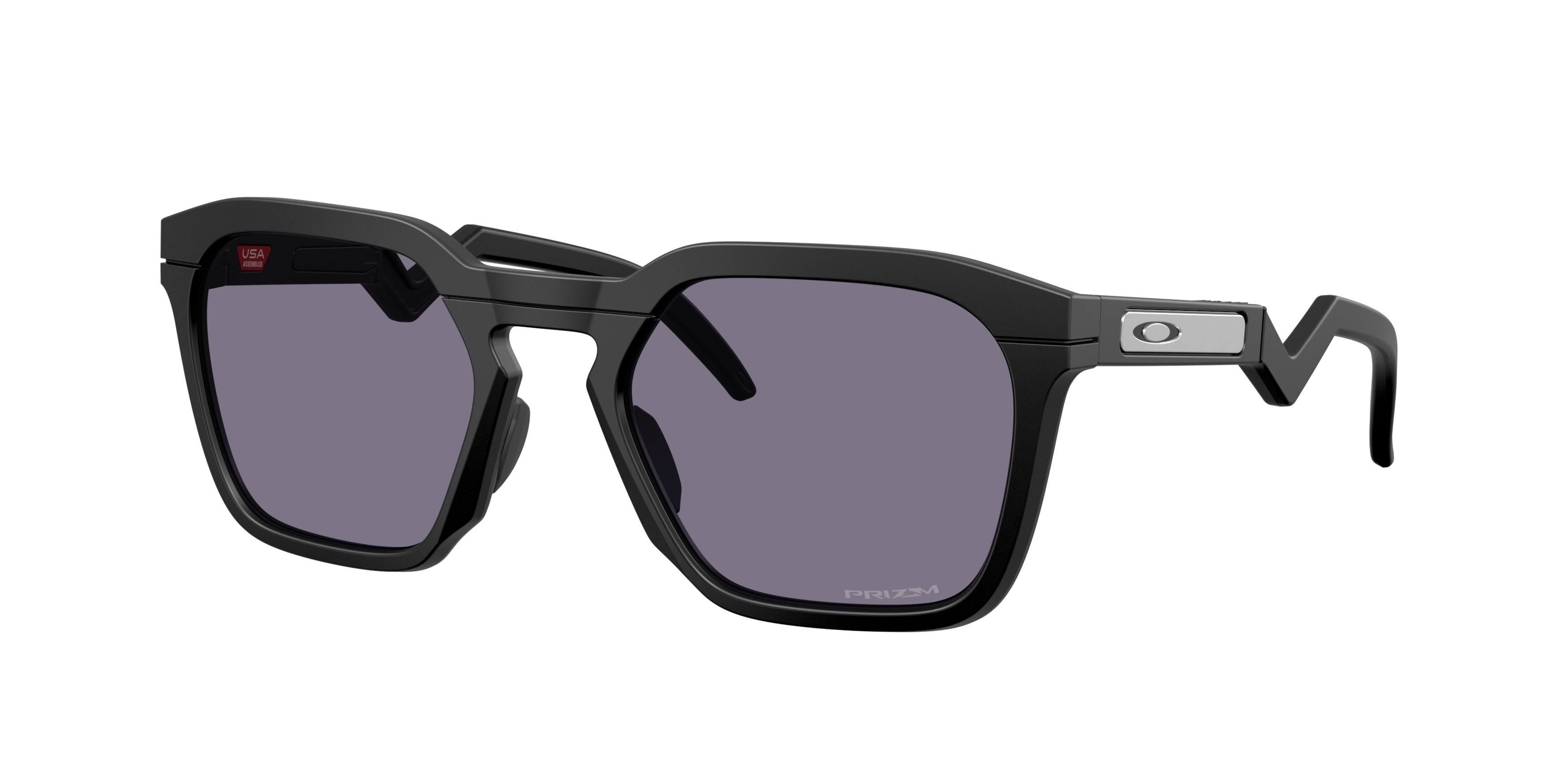 Oakley HSTN SQ Sunglasses - Matte Black - MATTE BLACK Thumbnail View 1