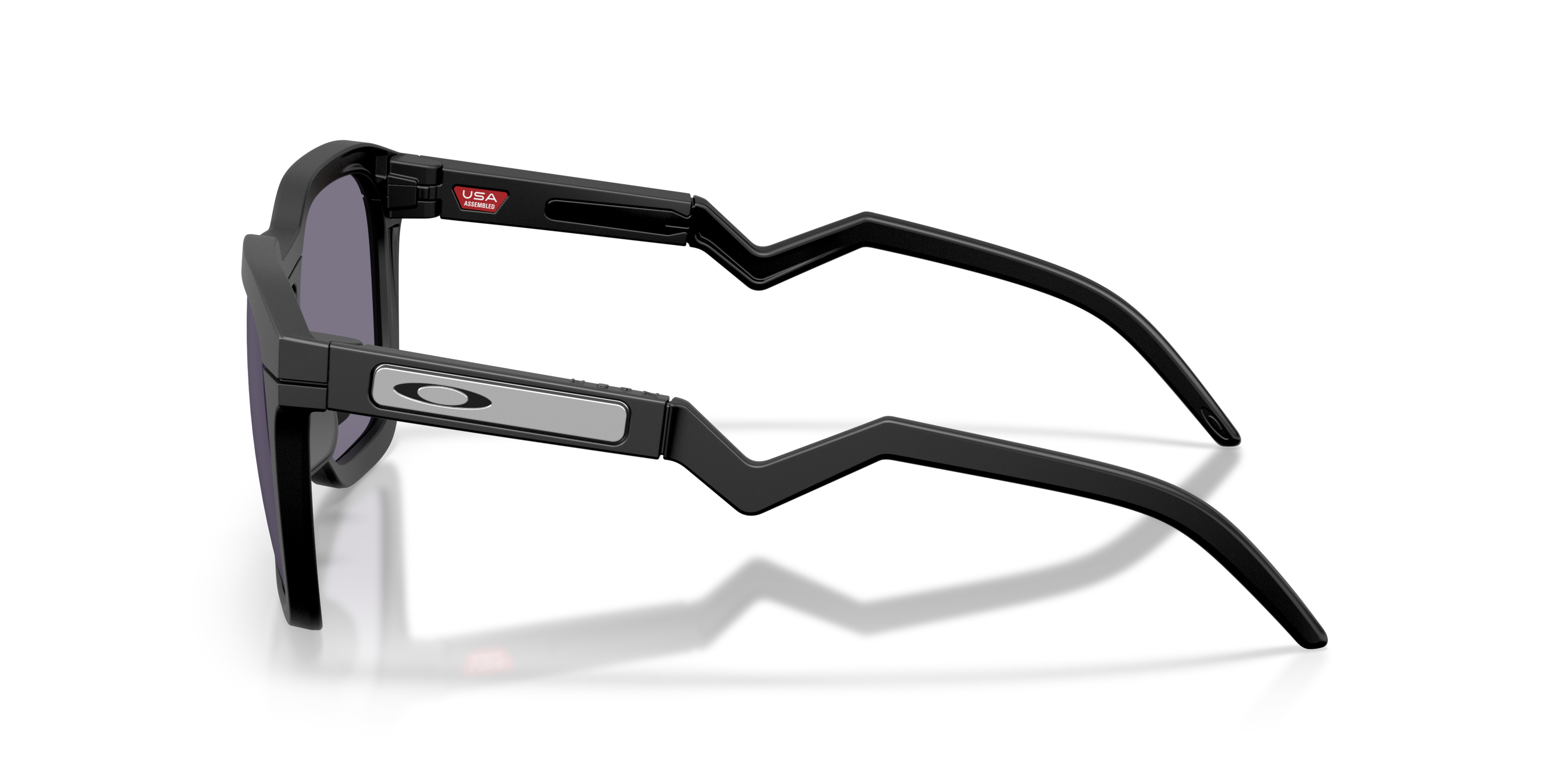 Oakley HSTN SQ Sunglasses - Matte Black - MATTE BLACK Thumbnail View 7